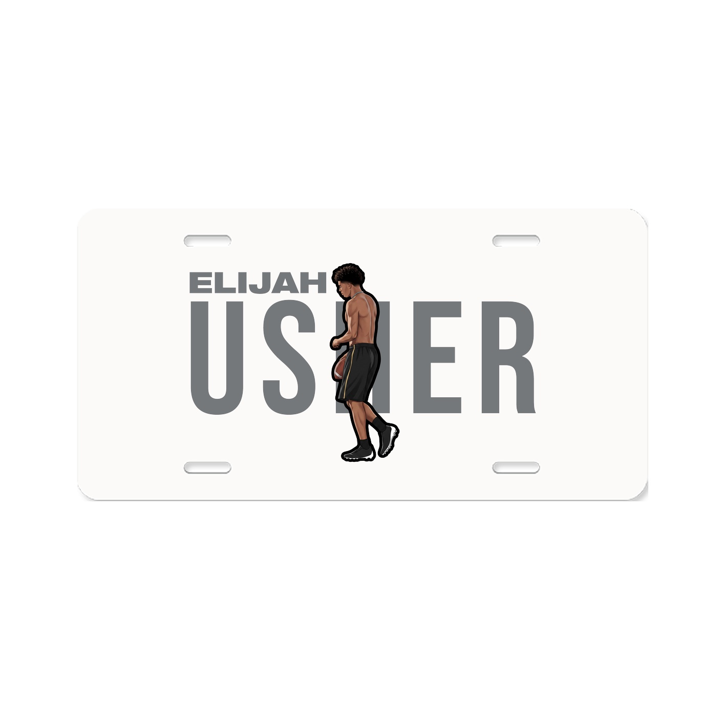 License Plate — Player Name in Classic