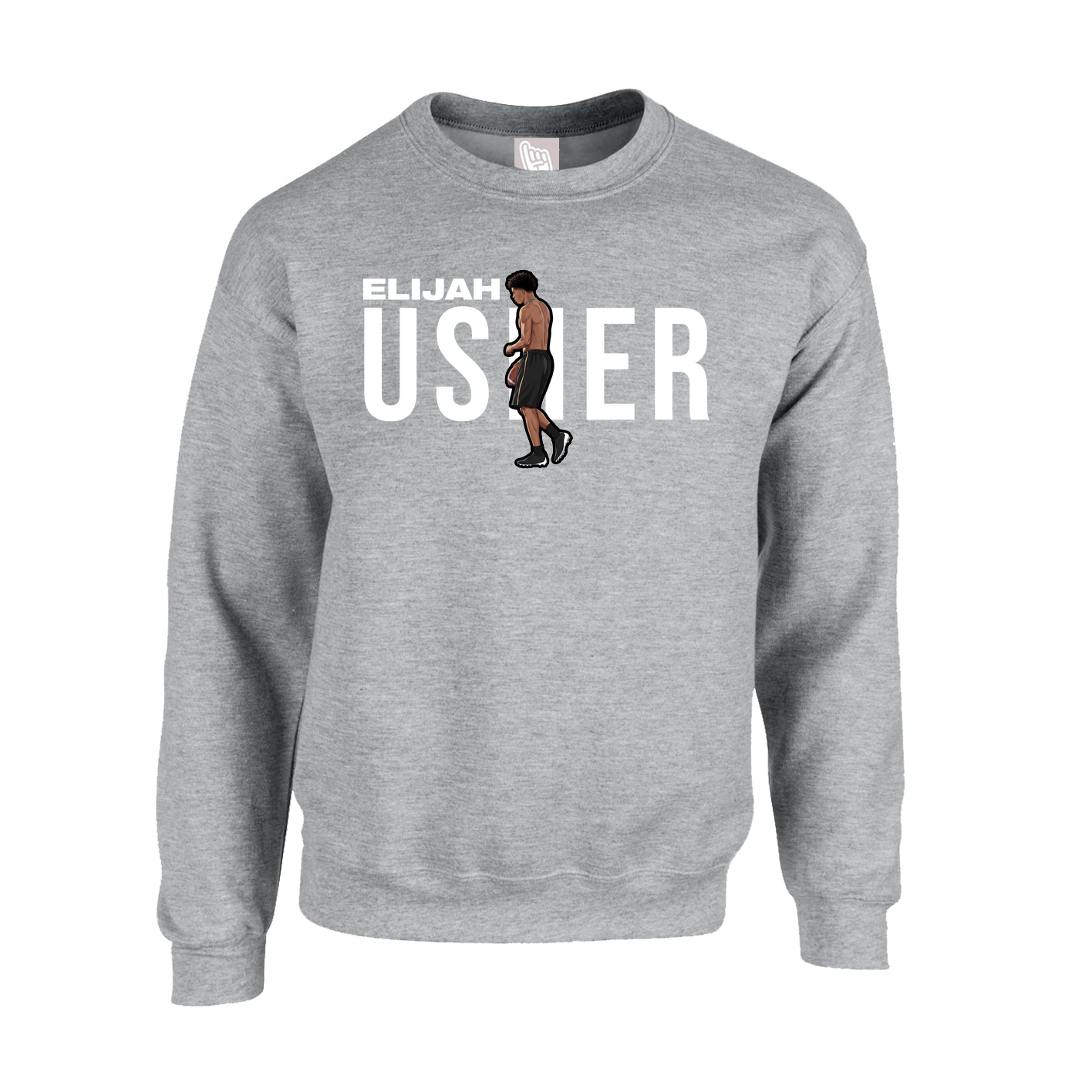 Fleece Crew — Player Name in Grey
