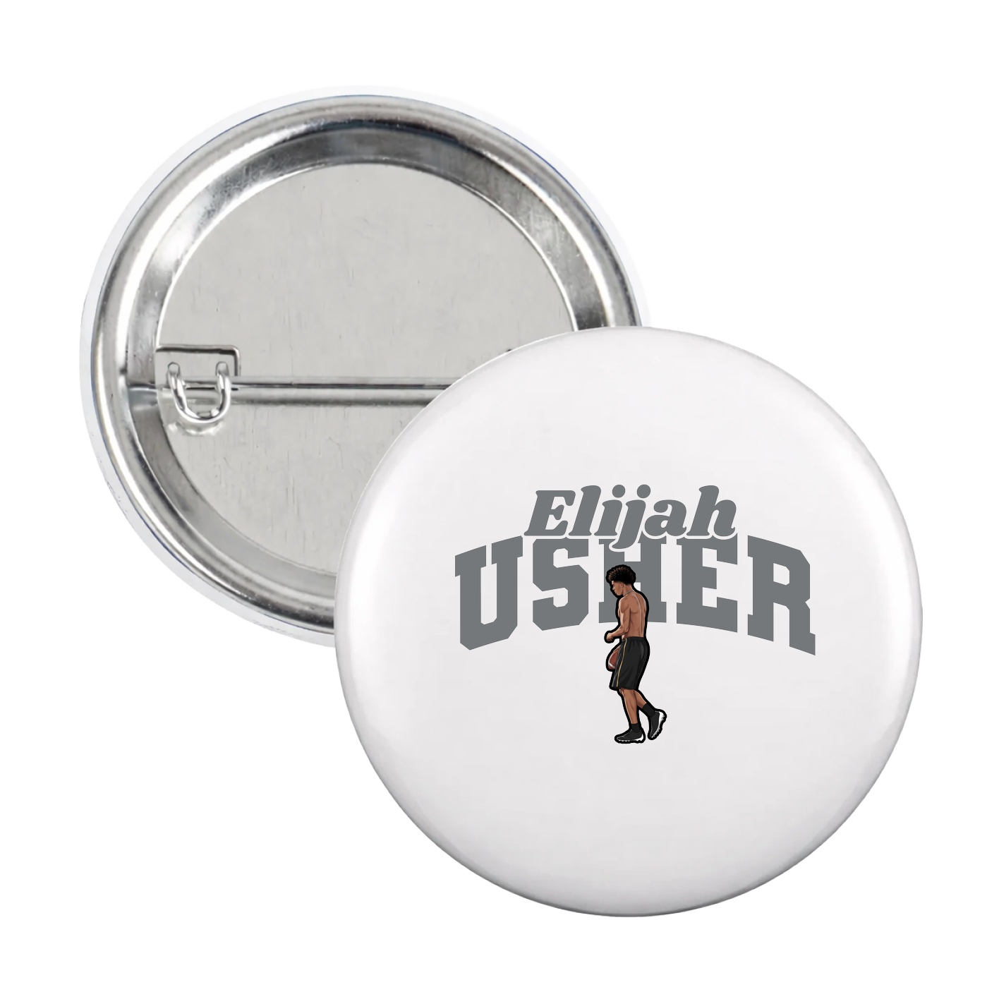 Game Day Button — Signature Arch in White