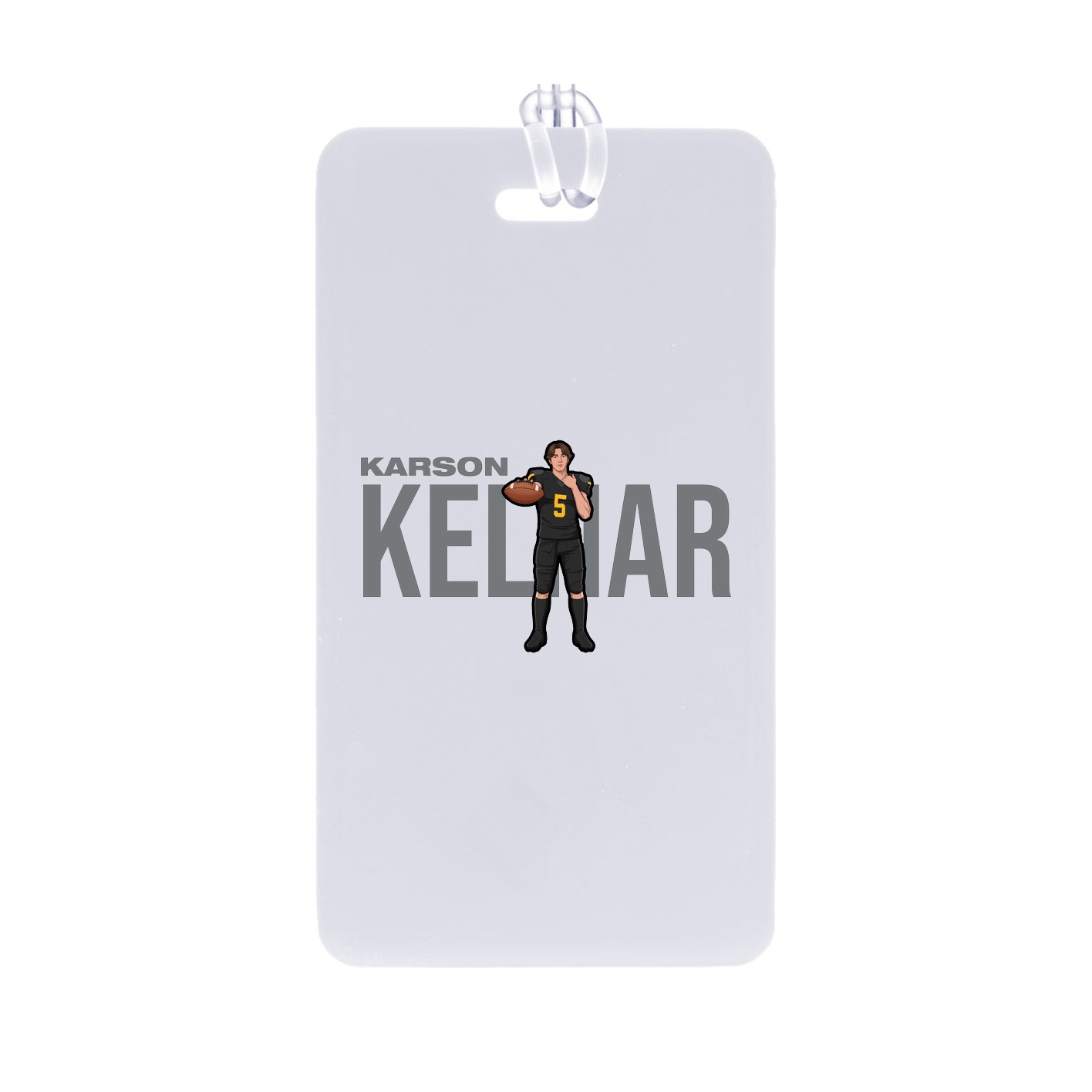 Bag Tag — Player Name in Classic