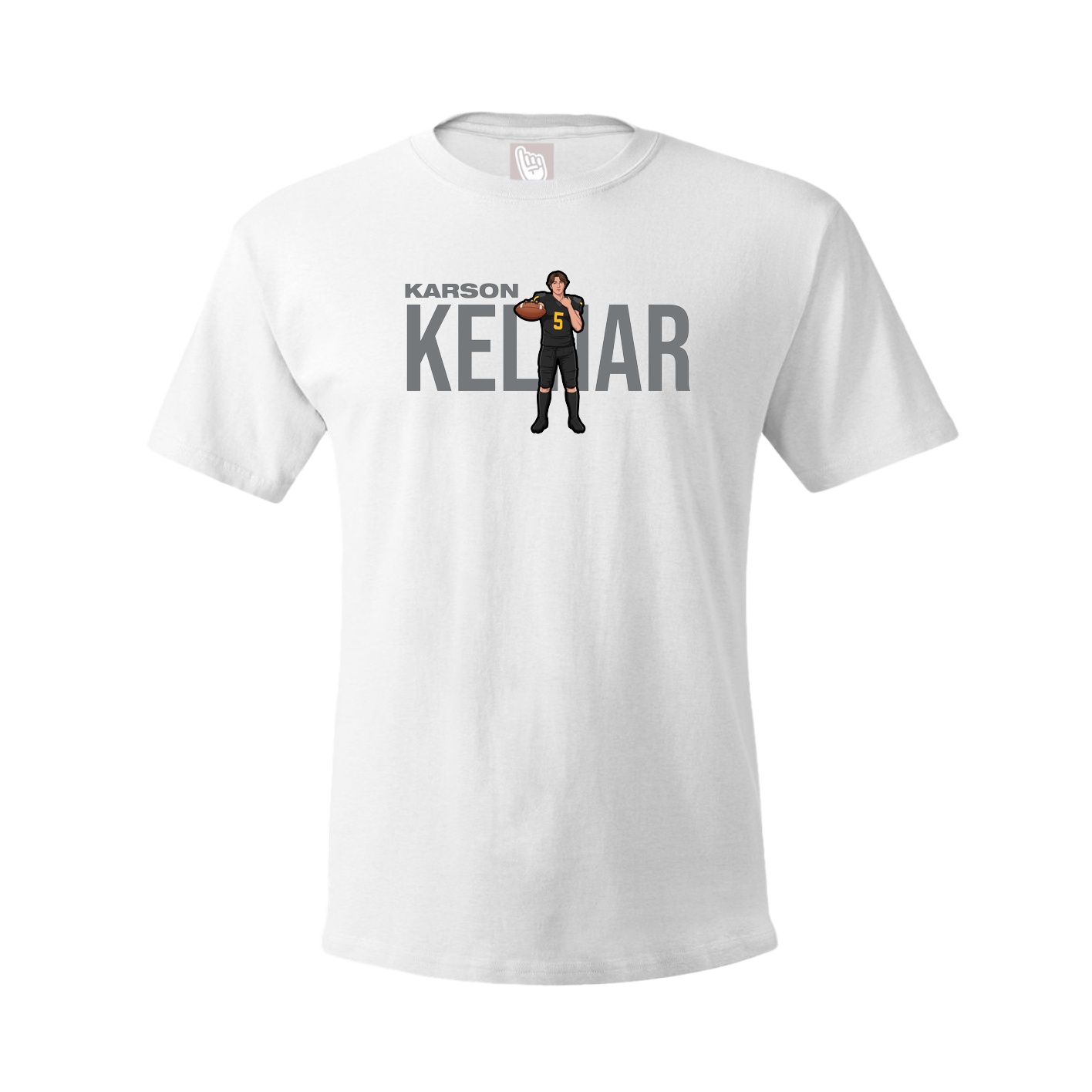 Youth Tee — Player Name in White