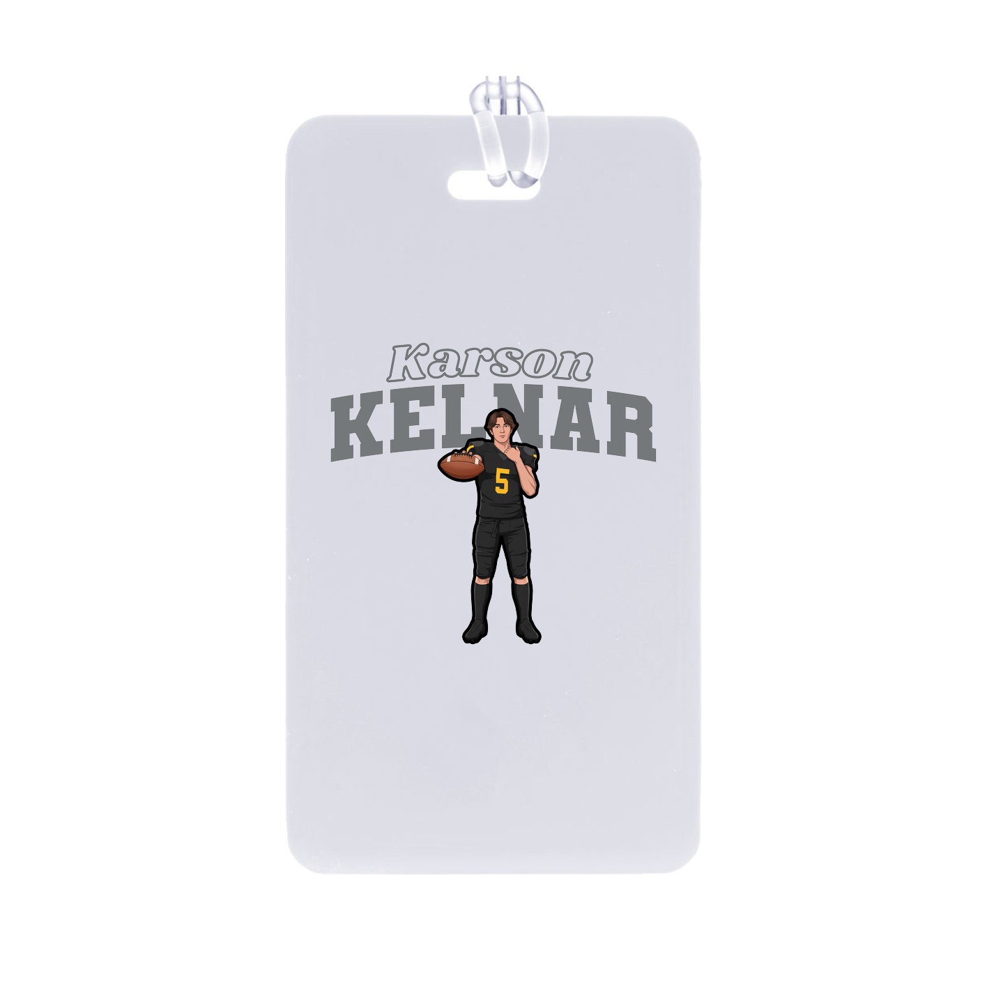 Bag Tag — Name Arch in Classic
