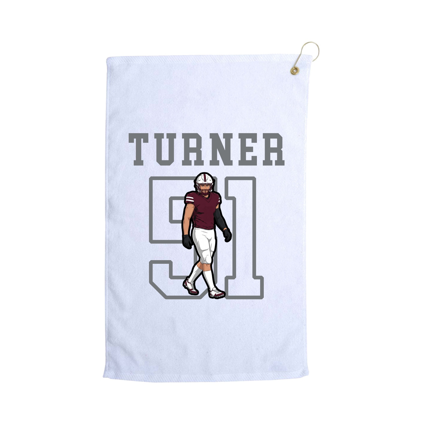 Golf Towel — Shirsey in White