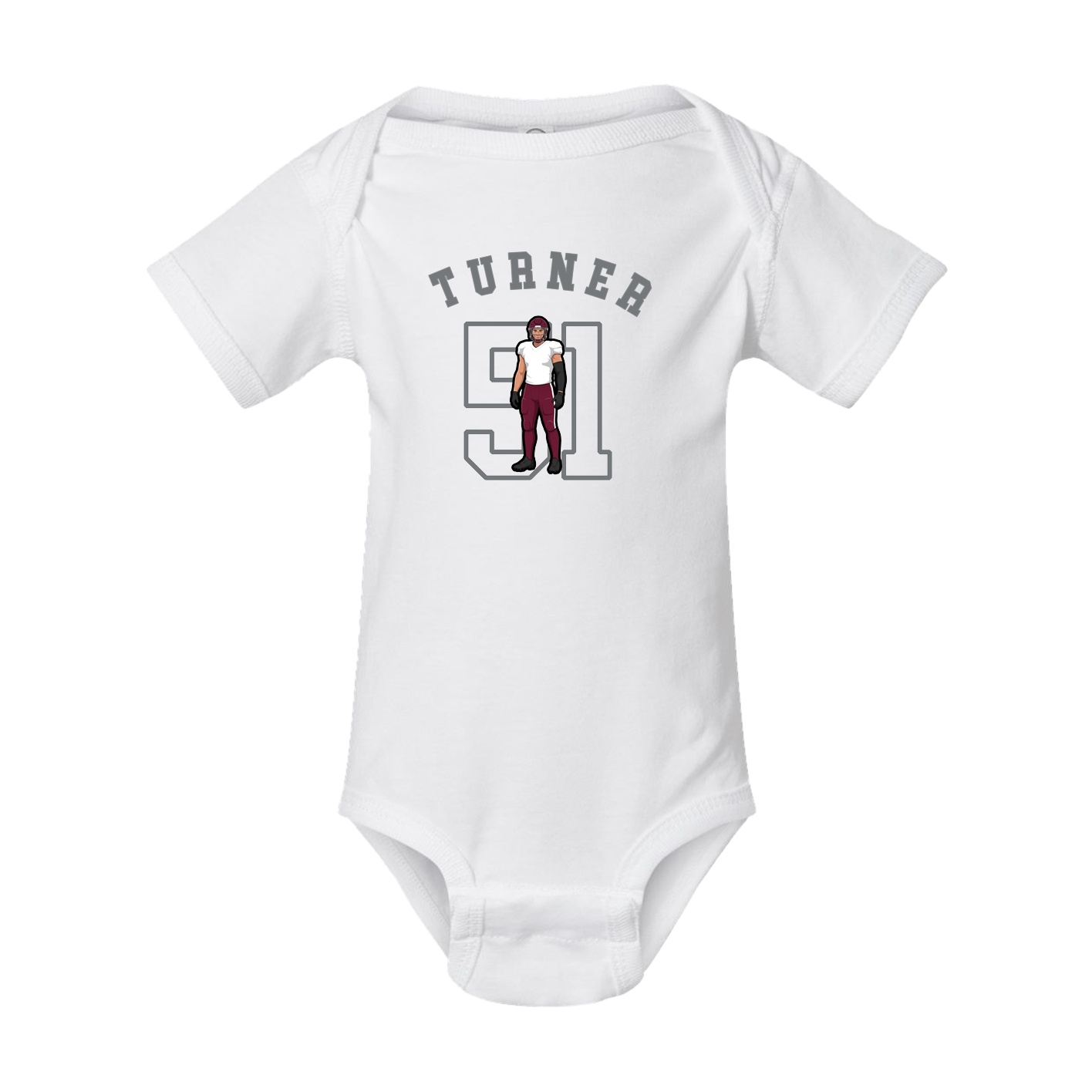 Baby Onesie — Shirsey Arch in White