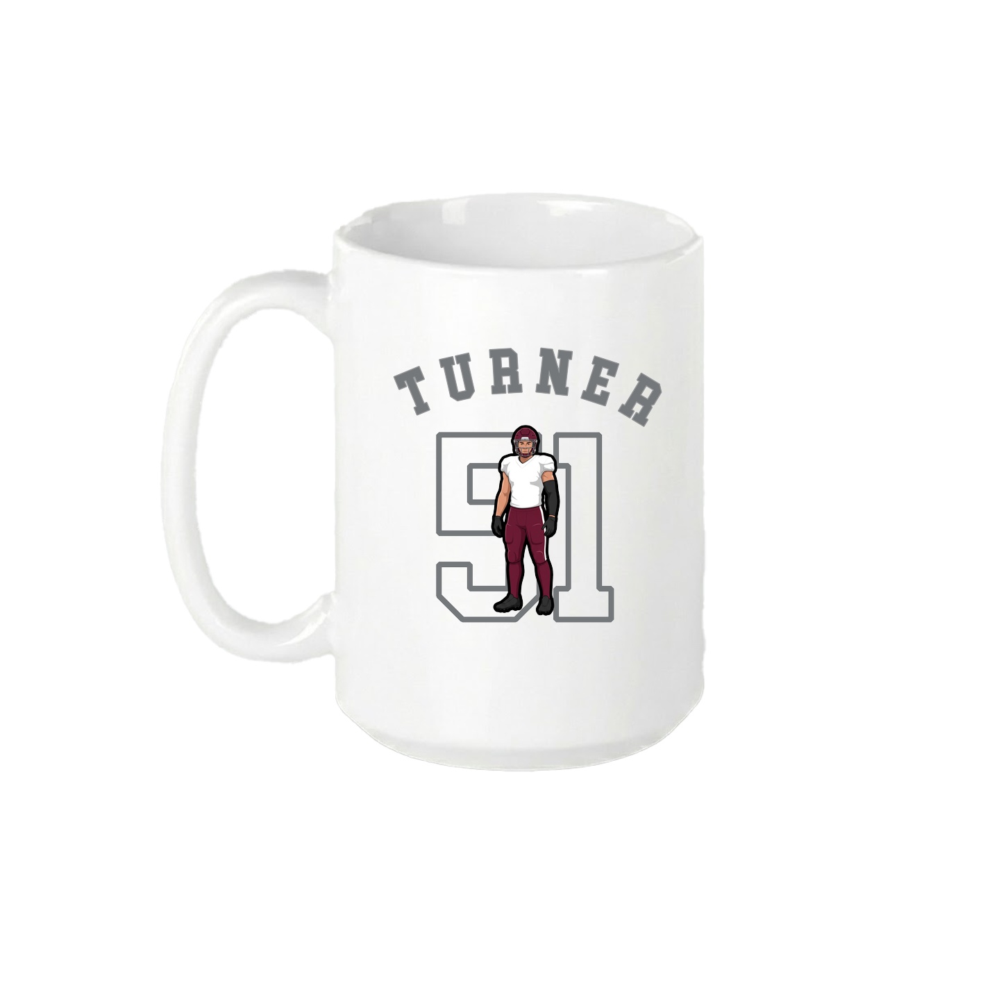 15oz Coffee Mug — Shirsey Arch in White