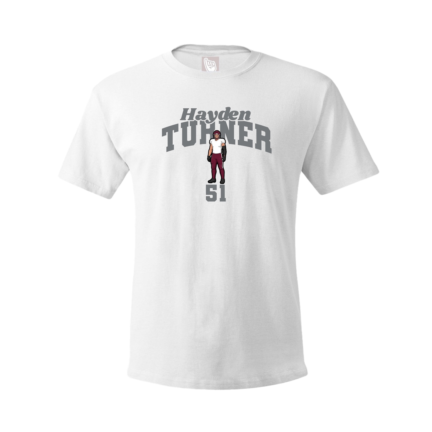 Youth Tee — Signature Arch in White