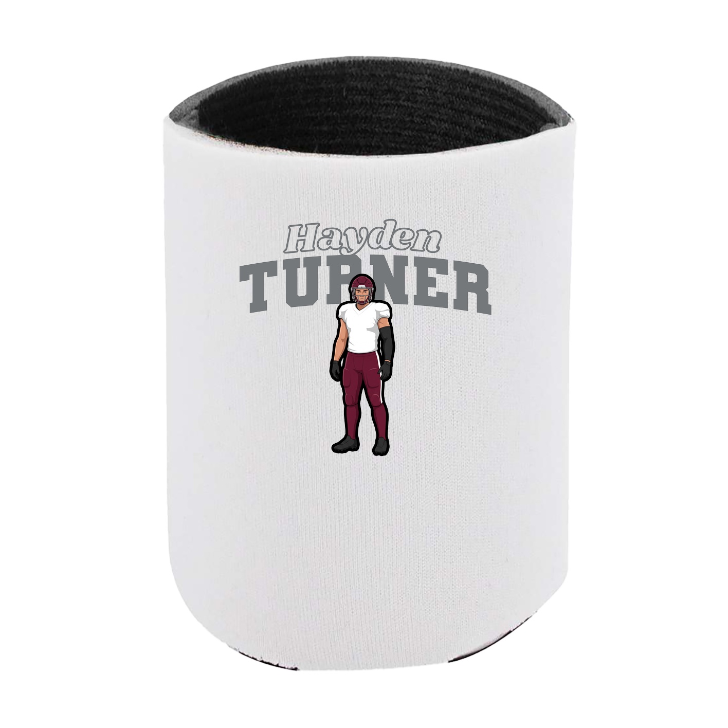 Can Holder — Name Arch in White