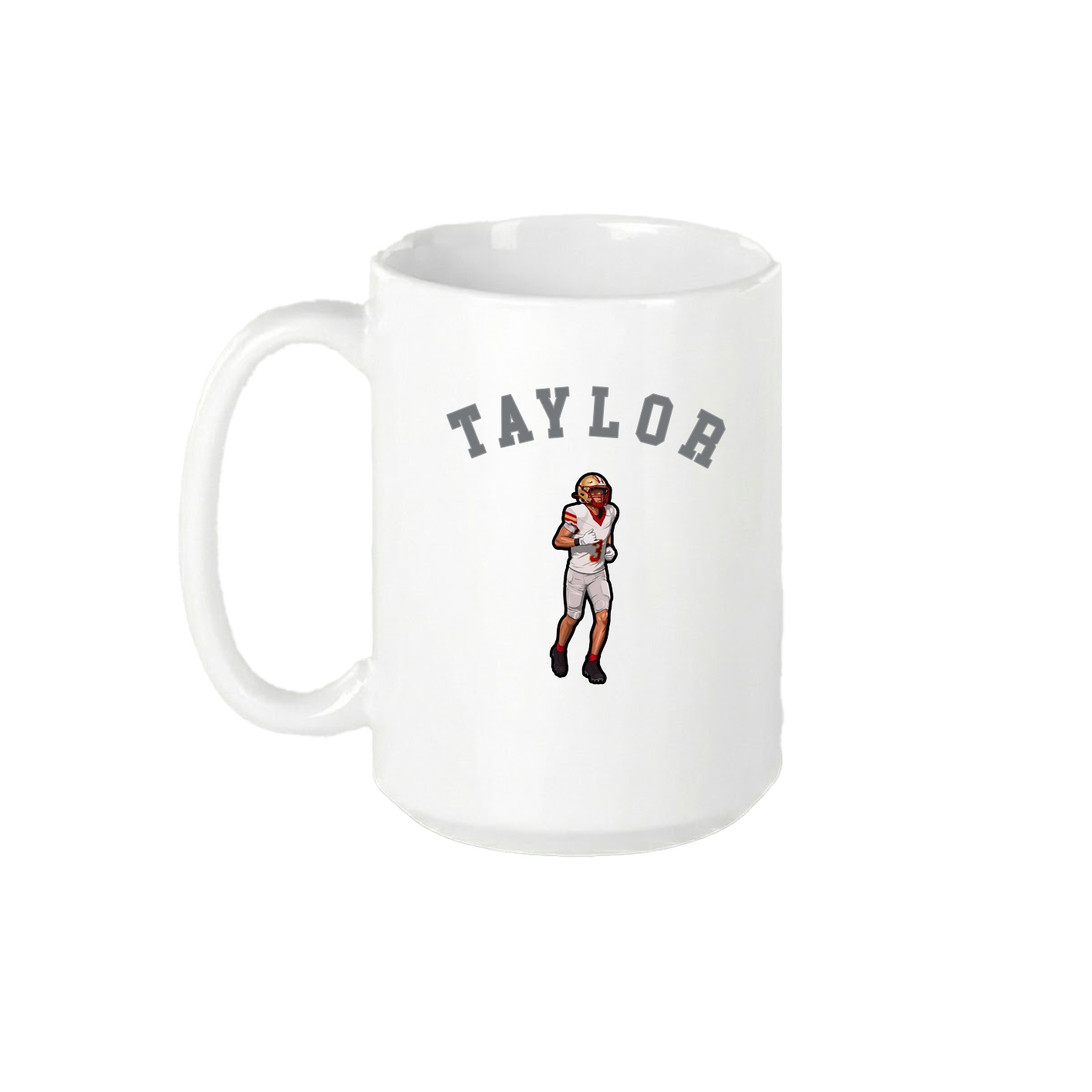 15oz Coffee Mug — Shirsey Arch in White