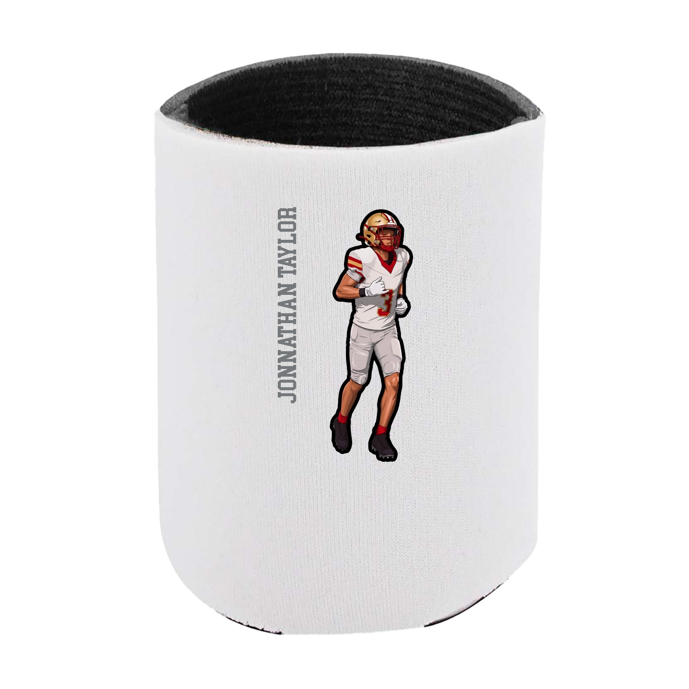 Can Holder — Name Vertical in White