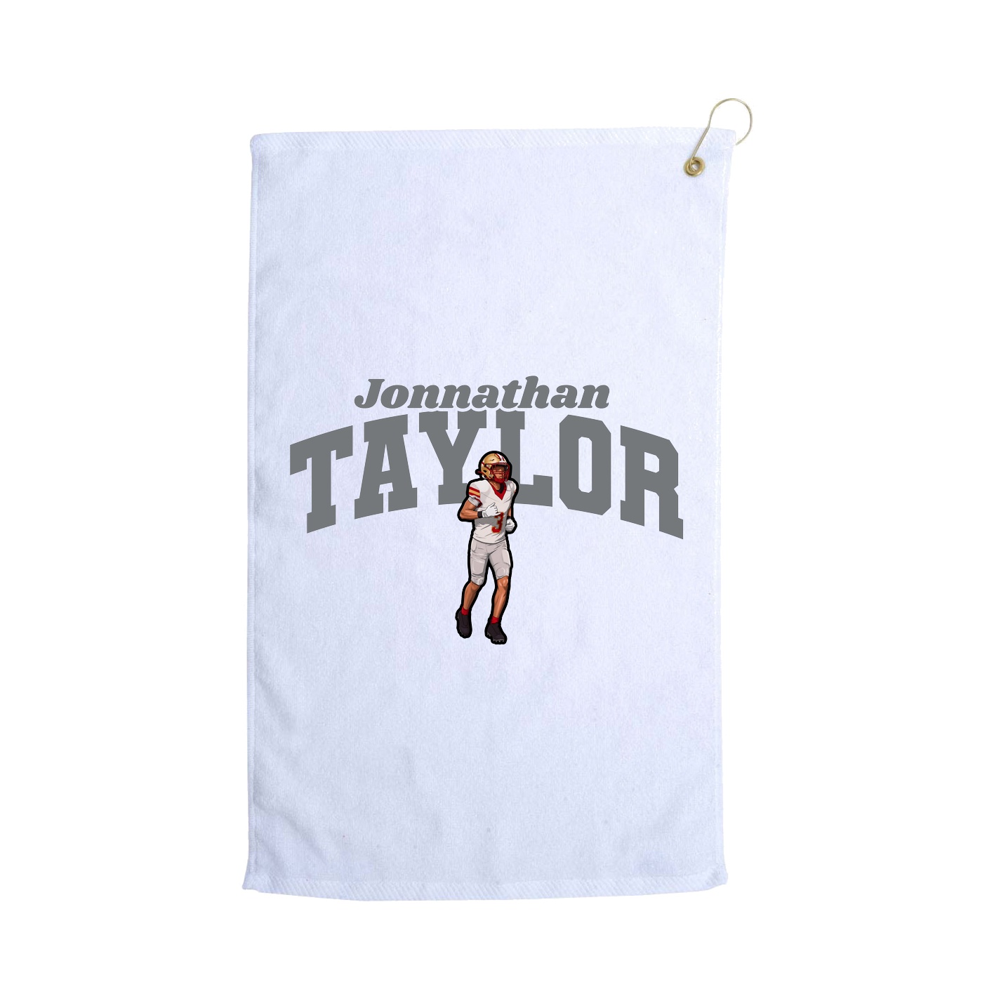 Golf Towel — Signature Arch in White