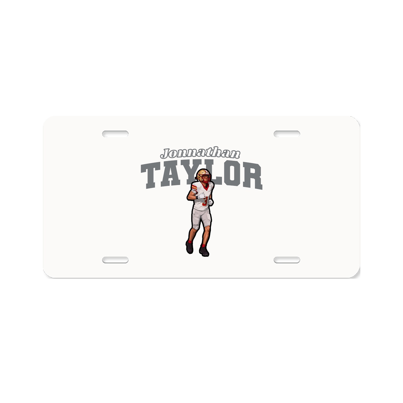 License Plate — Name Arch in Classic