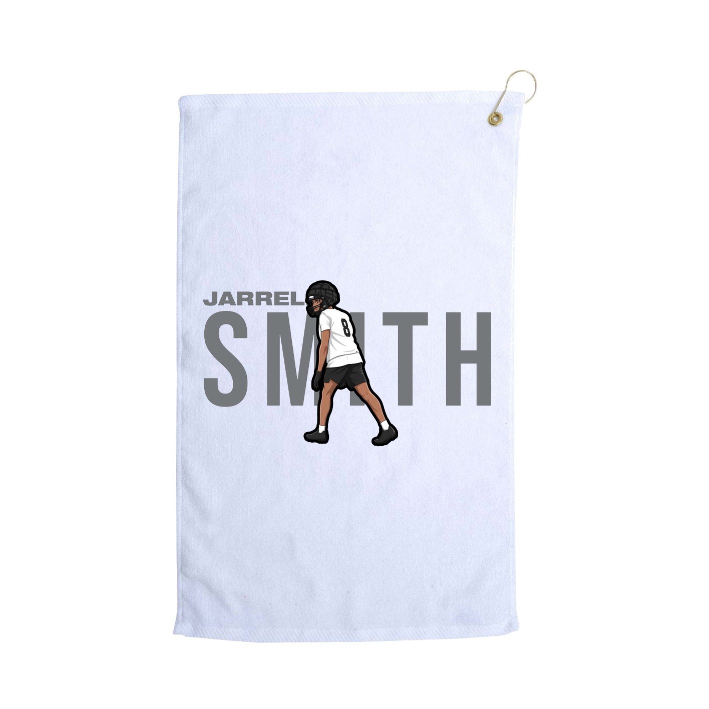 Golf Towel — Player Name in White