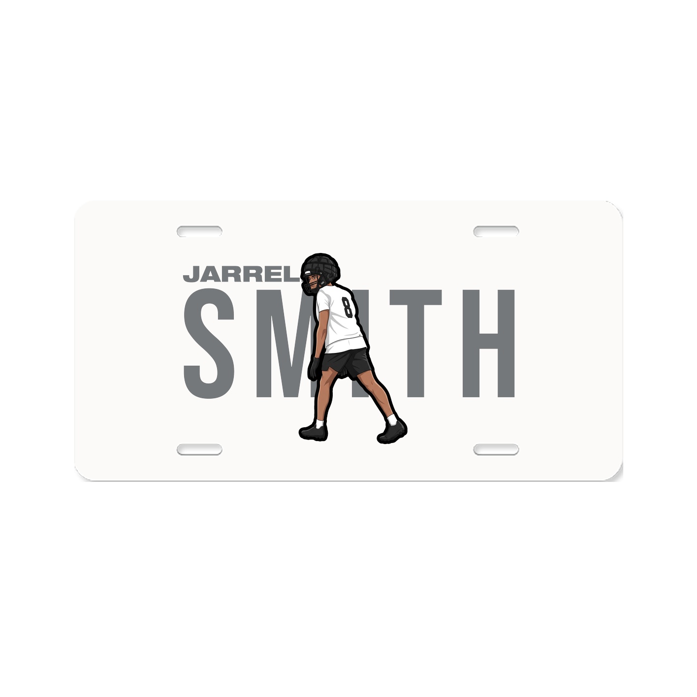 License Plate — Player Name in Classic
