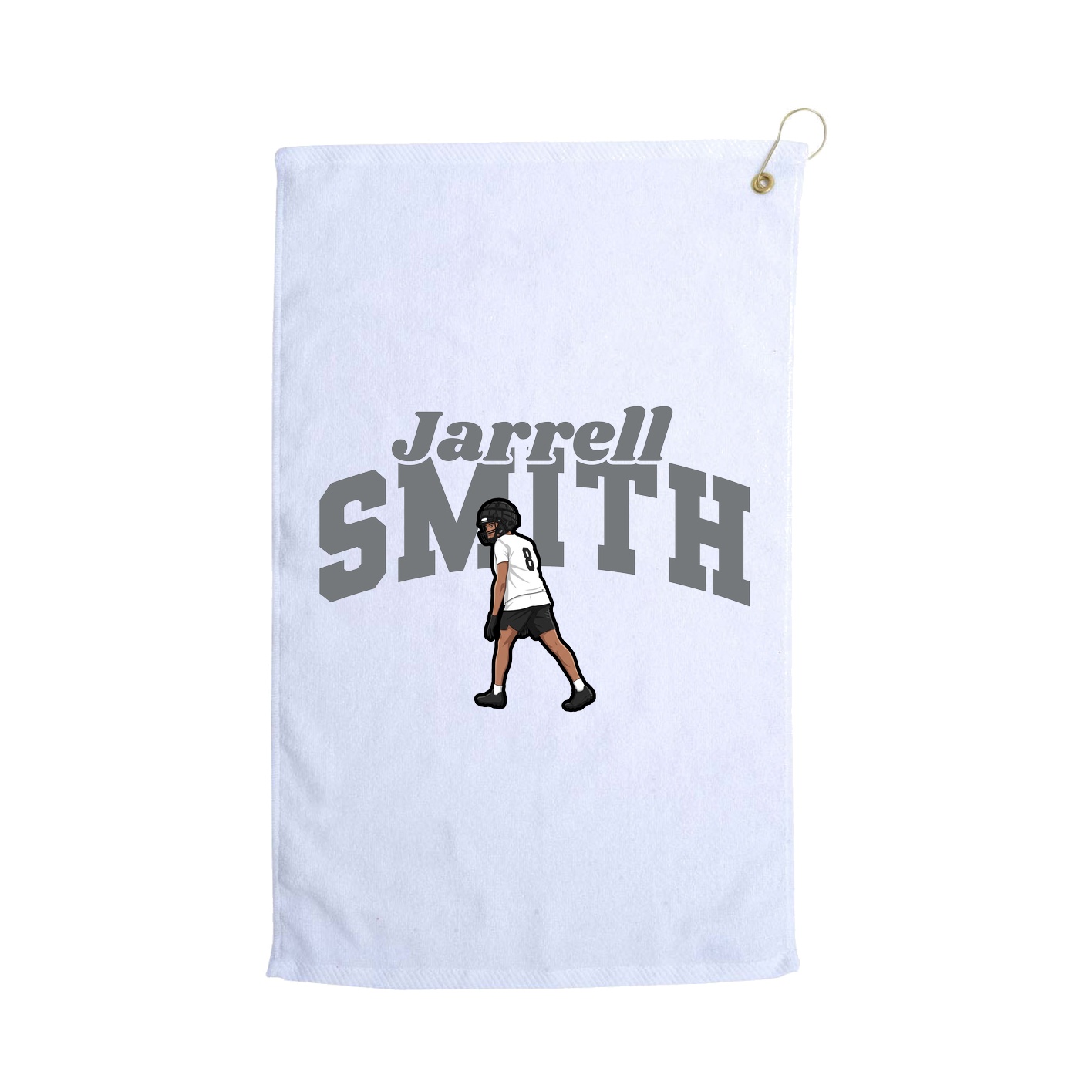 Golf Towel — Signature Arch in White