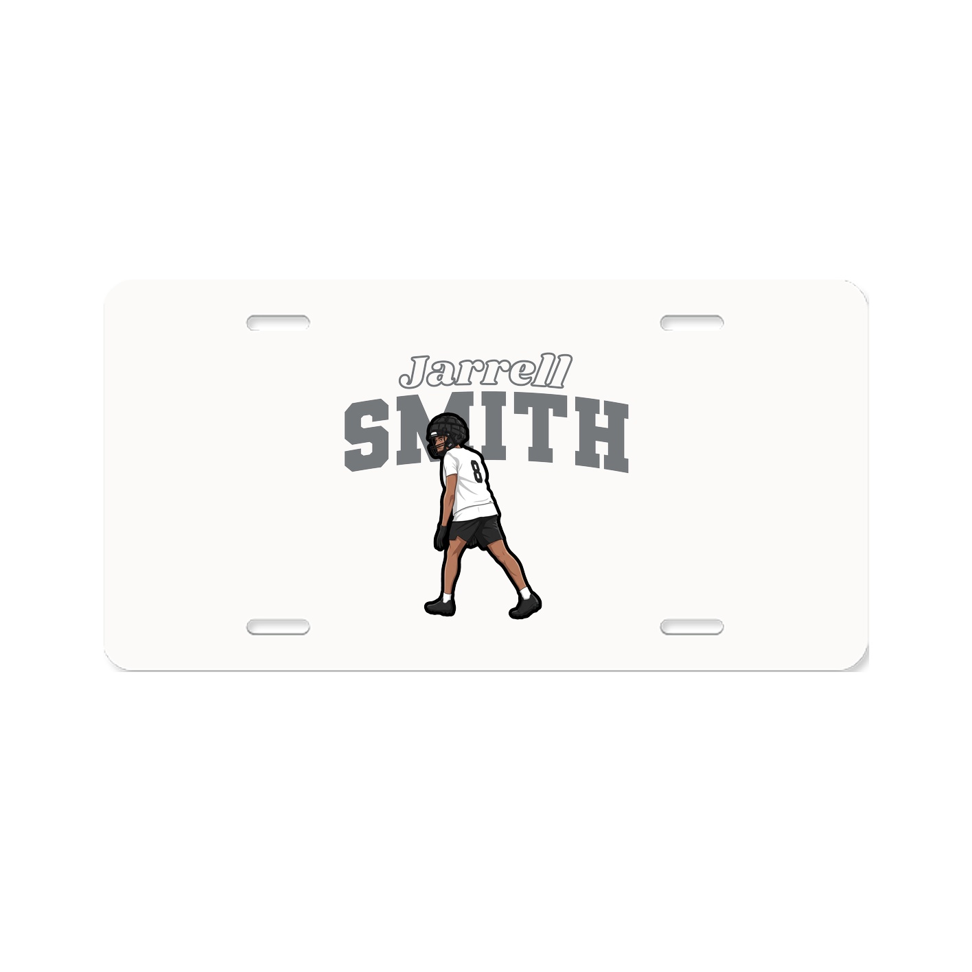 License Plate — Name Arch in Classic