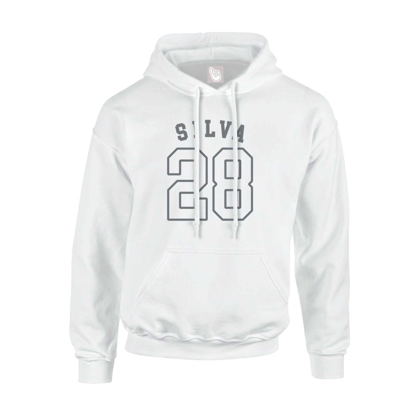 Hoodie — Shirsey Arch in White