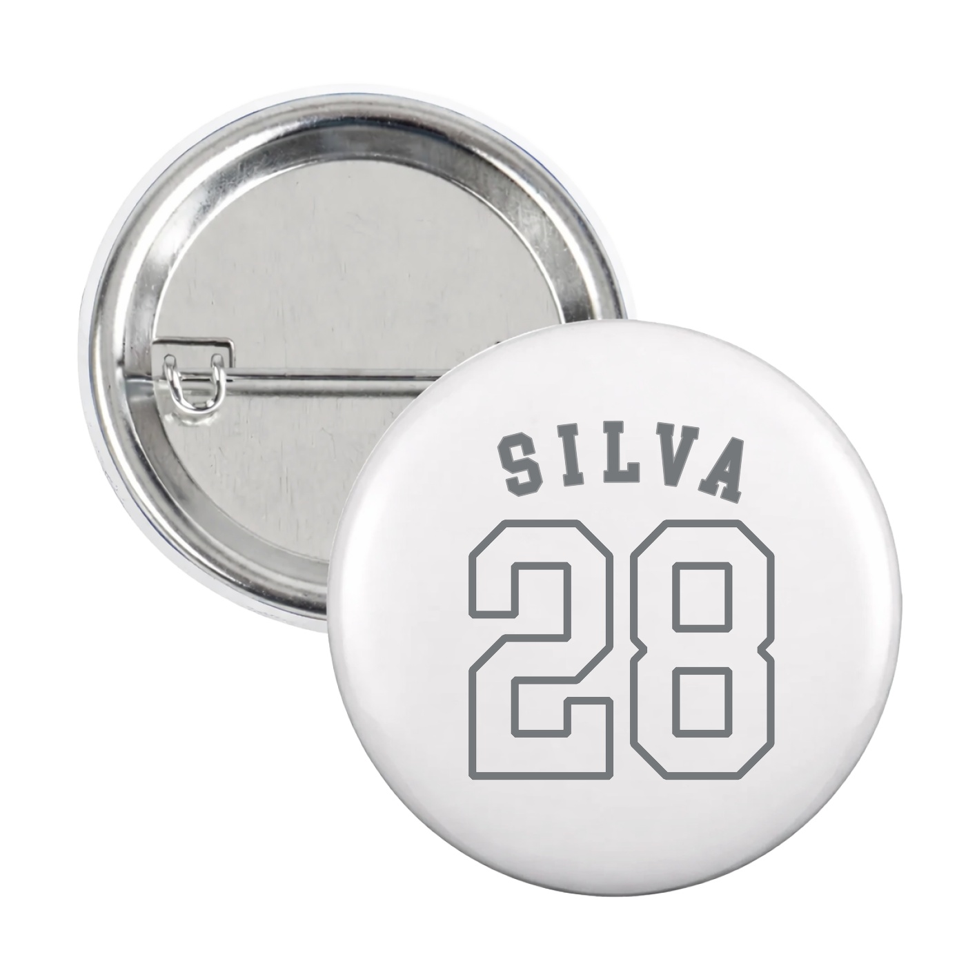 Game Day Button — Shirsey Arch in White