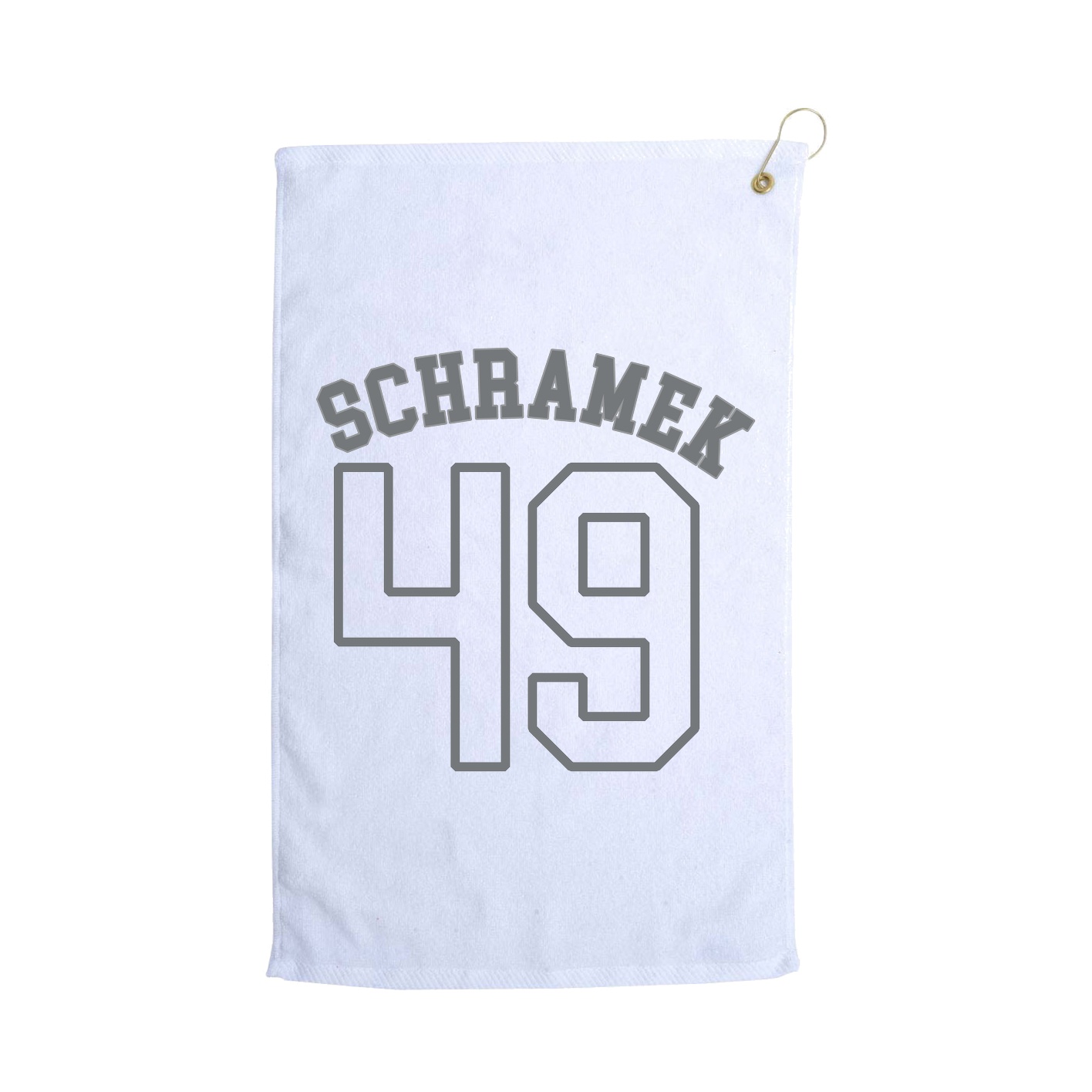Golf Towel — Shirsey Arch in White