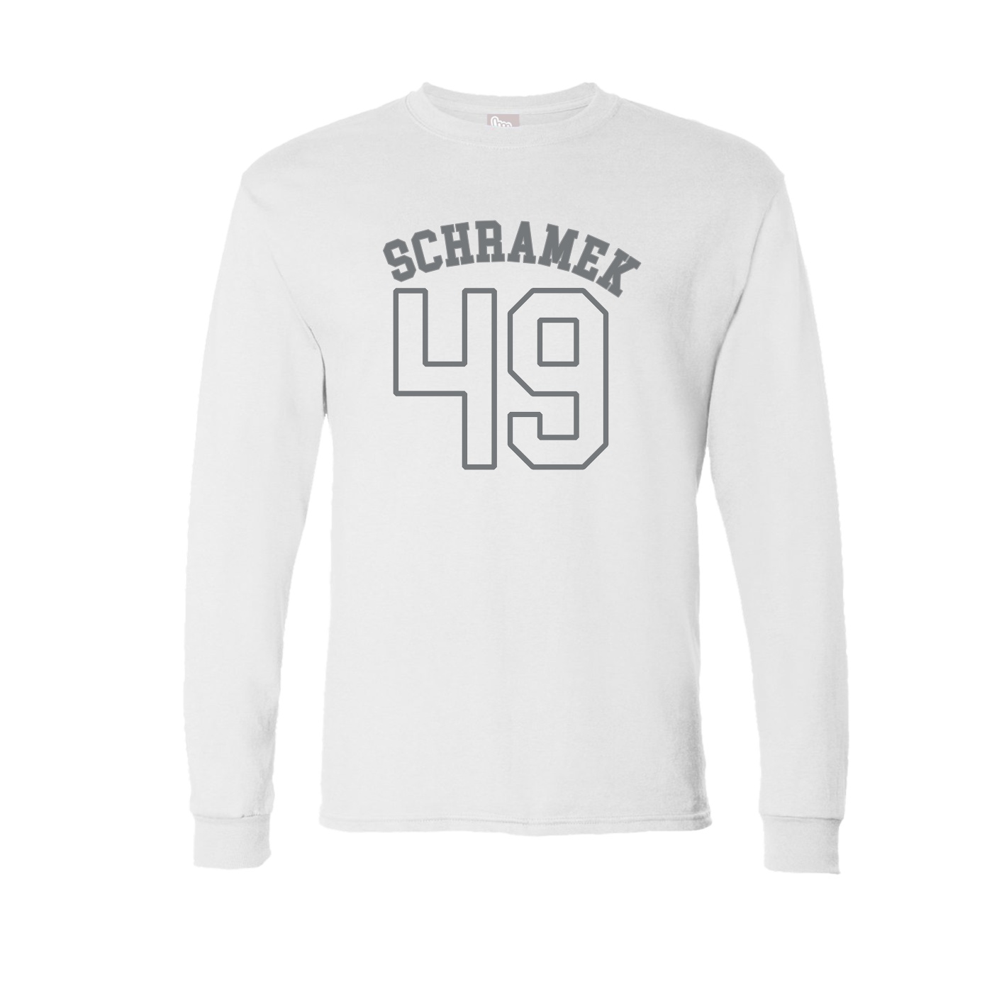 Long Sleeve Tee — Shirsey Arch in White