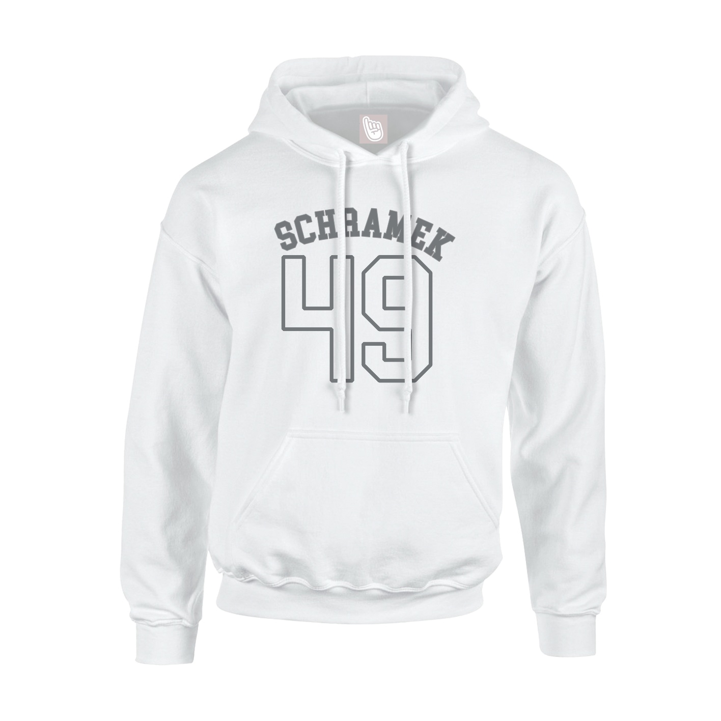 Hoodie — Shirsey Arch in White