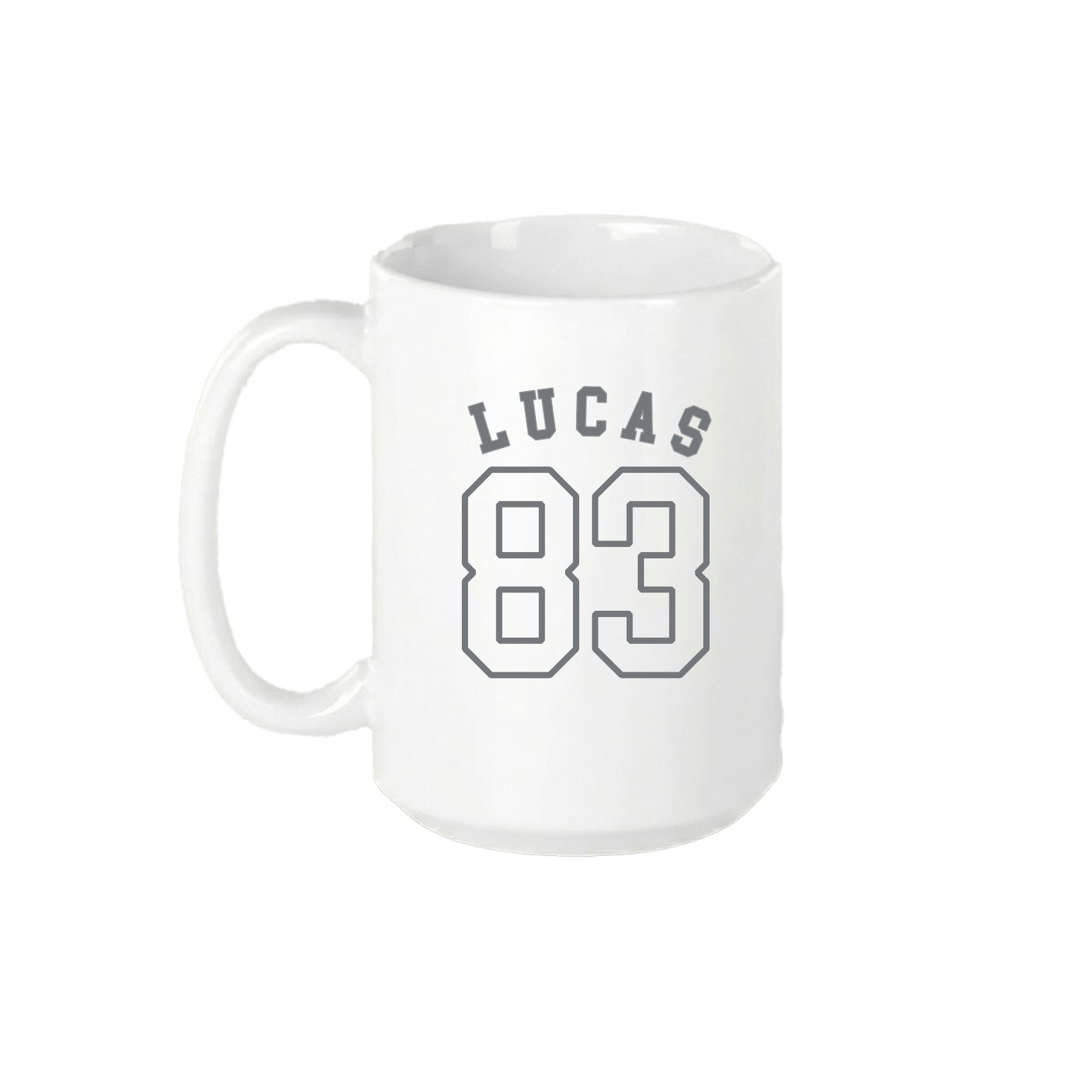 15oz Coffee Mug — Shirsey Arch in White