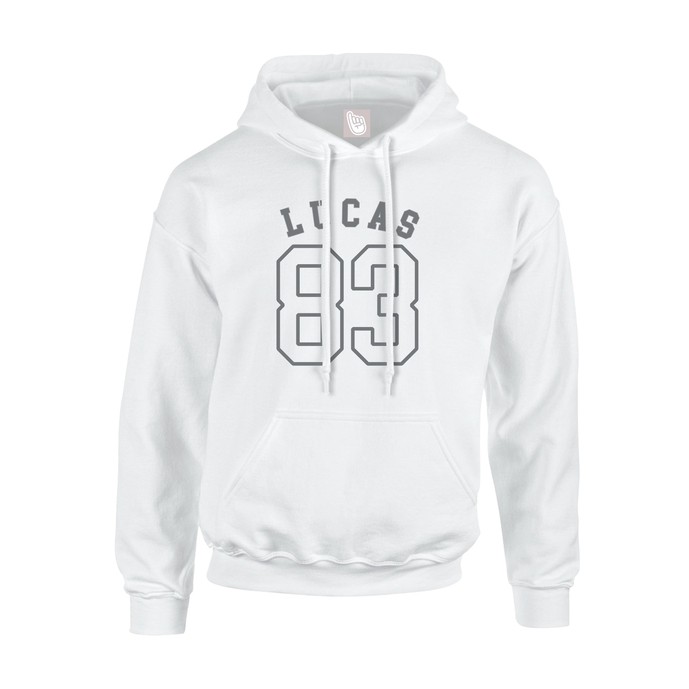 Hoodie — Shirsey Arch in White