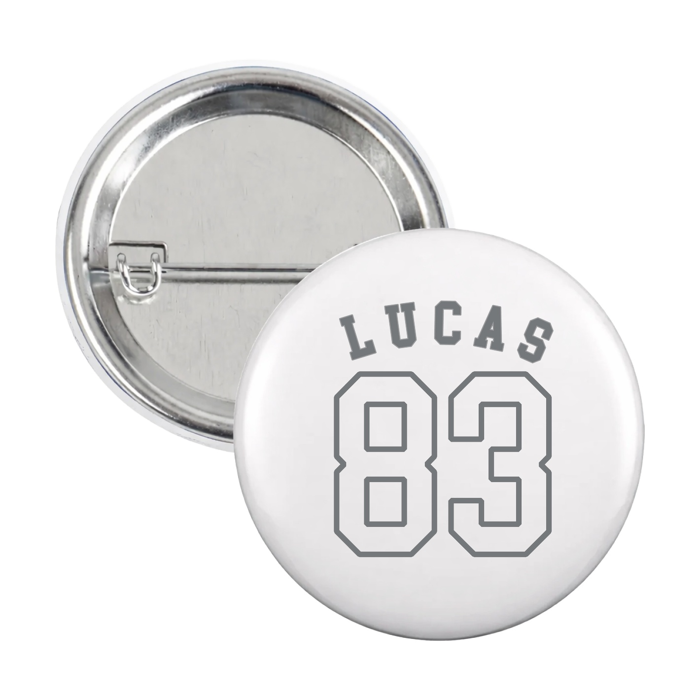 Game Day Button — Shirsey Arch in White