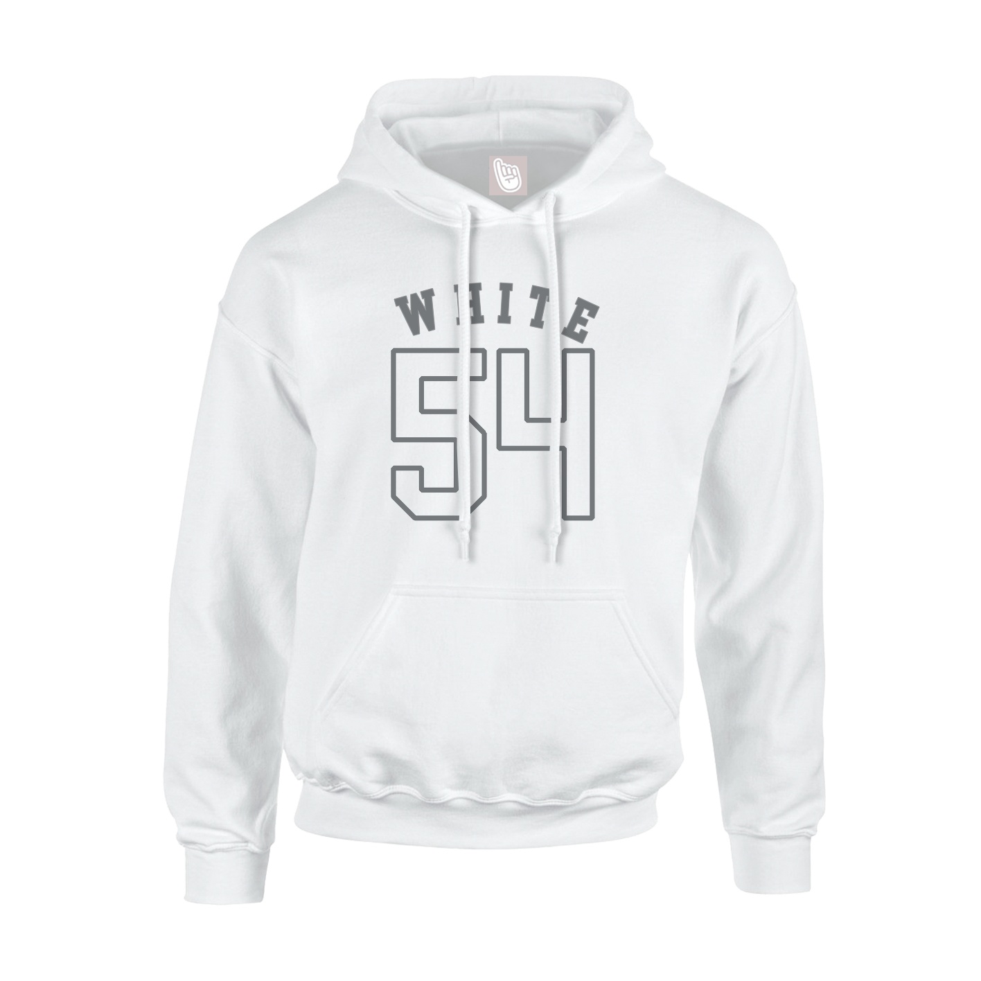 Hoodie — Shirsey Arch in White