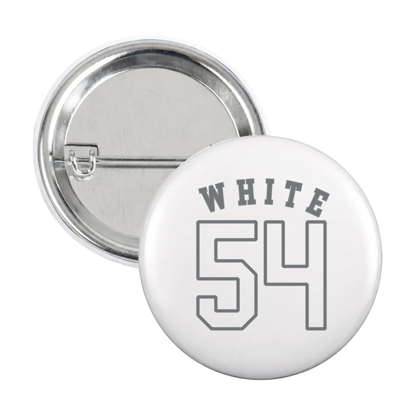 Game Day Button — Shirsey Arch in White
