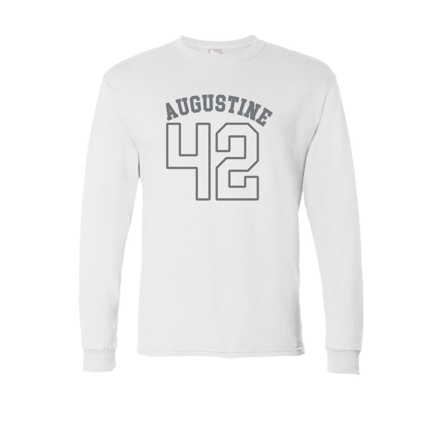 Long Sleeve Tee — Shirsey Arch in White