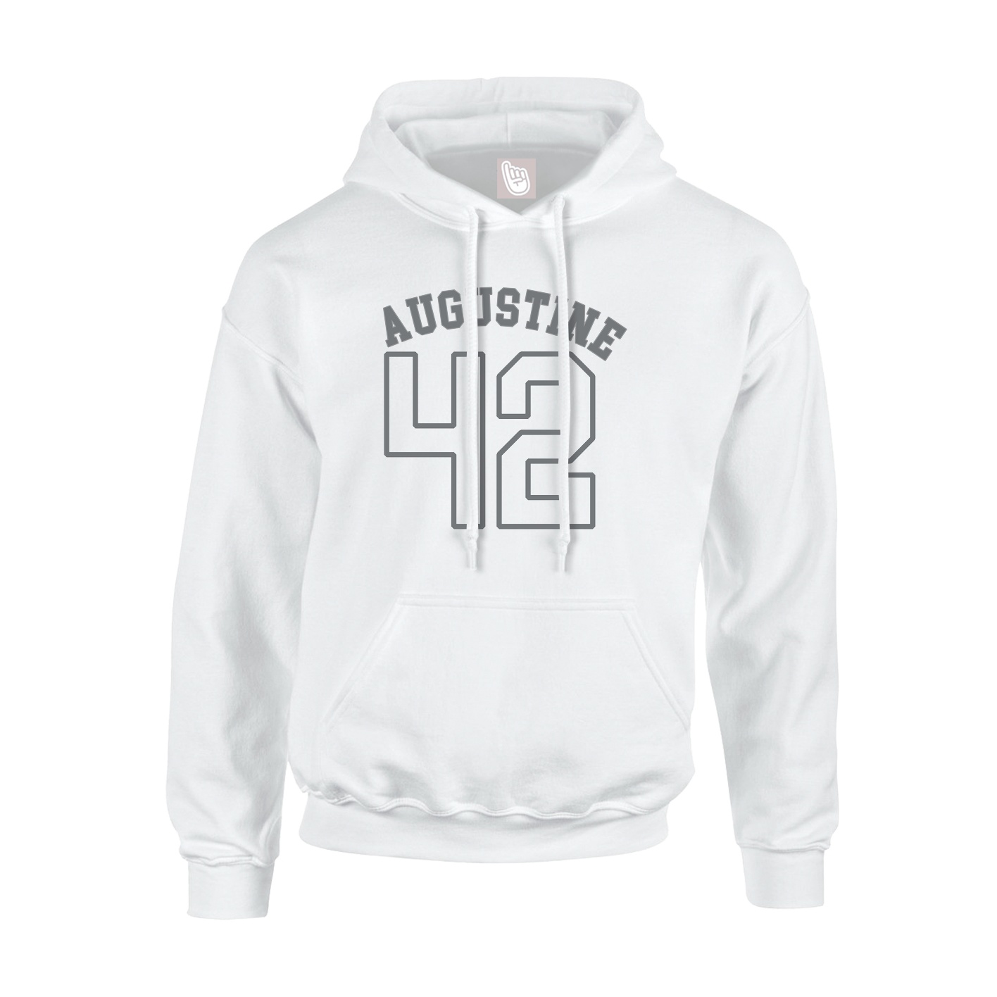 Hoodie — Shirsey Arch in White
