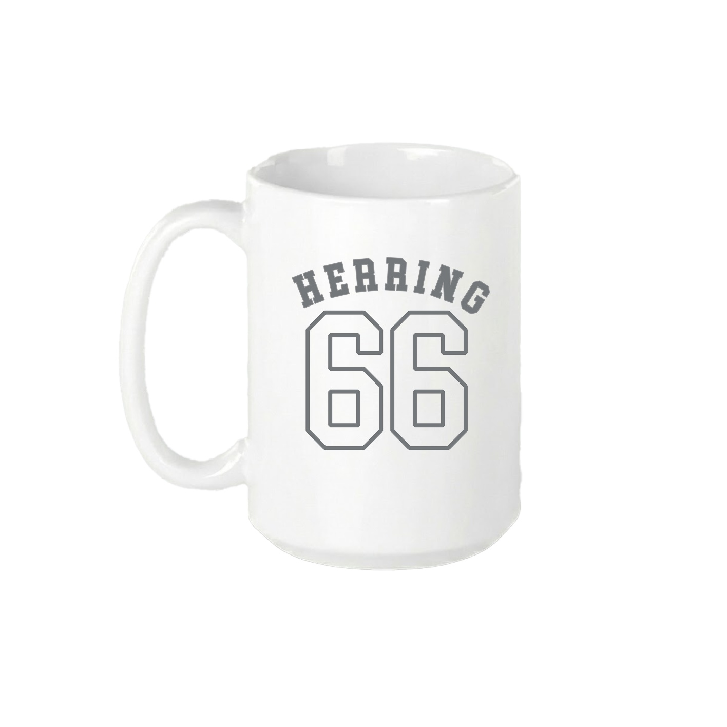 15oz Coffee Mug — Shirsey Arch in White