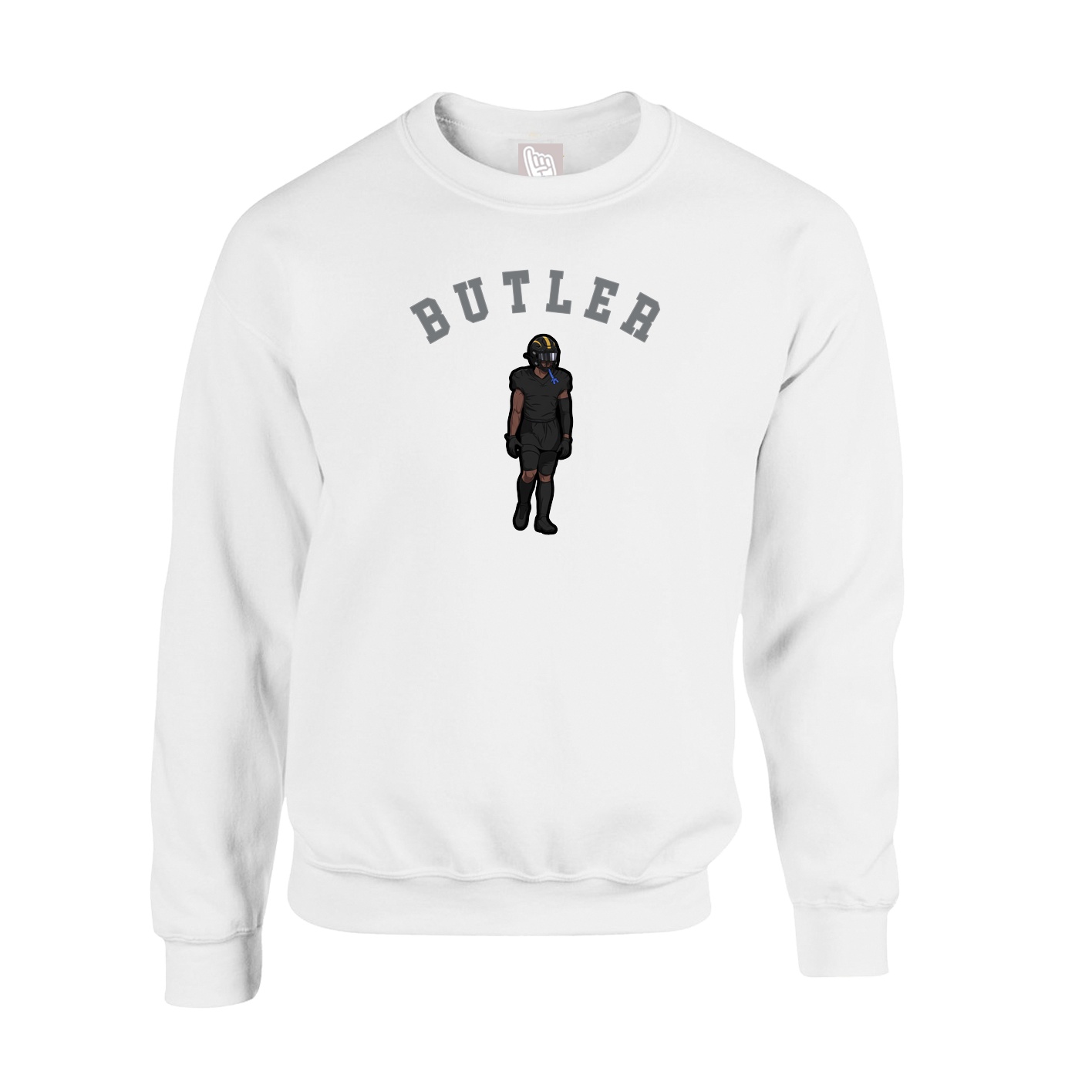 Fleece Crew — Classic in White