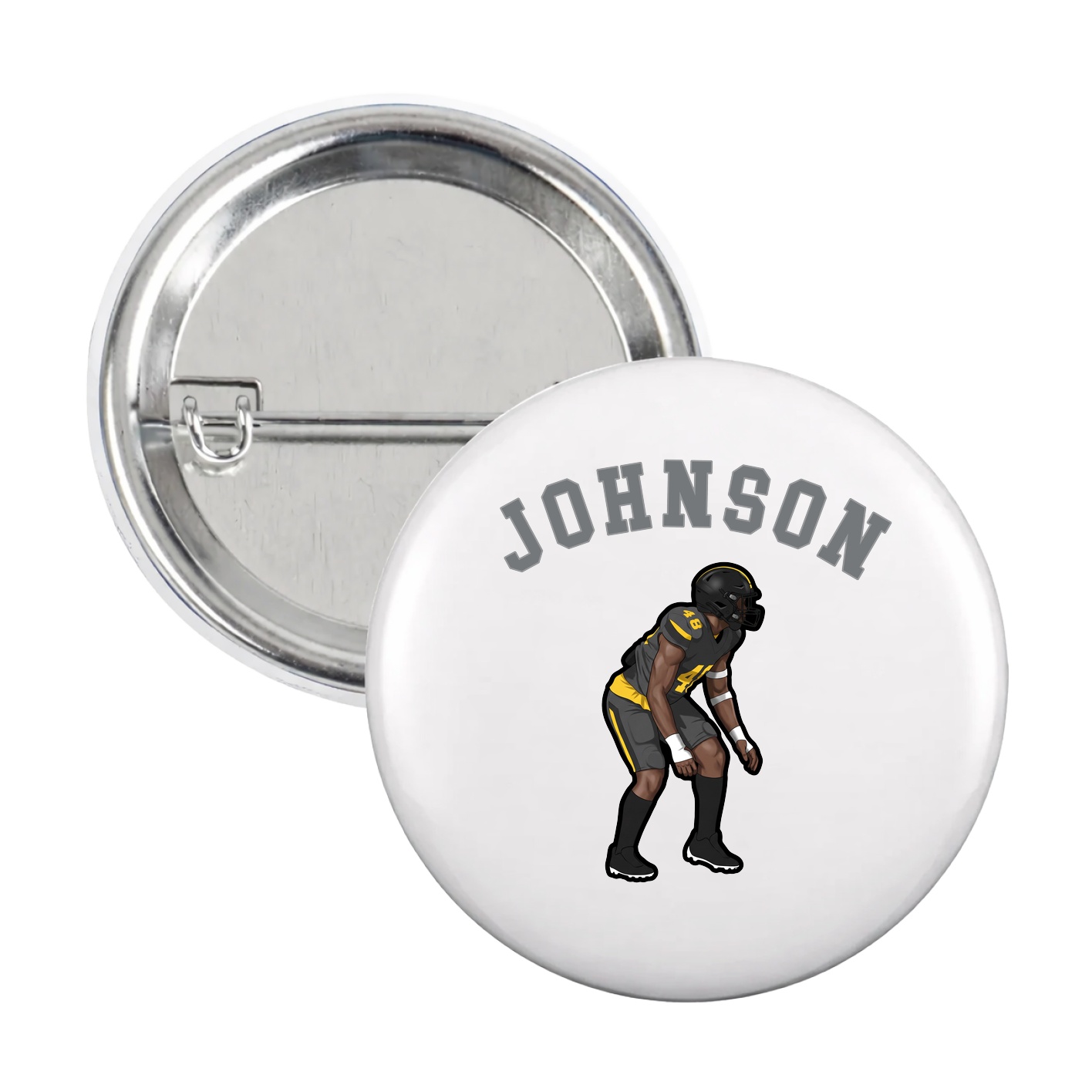 Game Day Button — Shirsey Arch in White