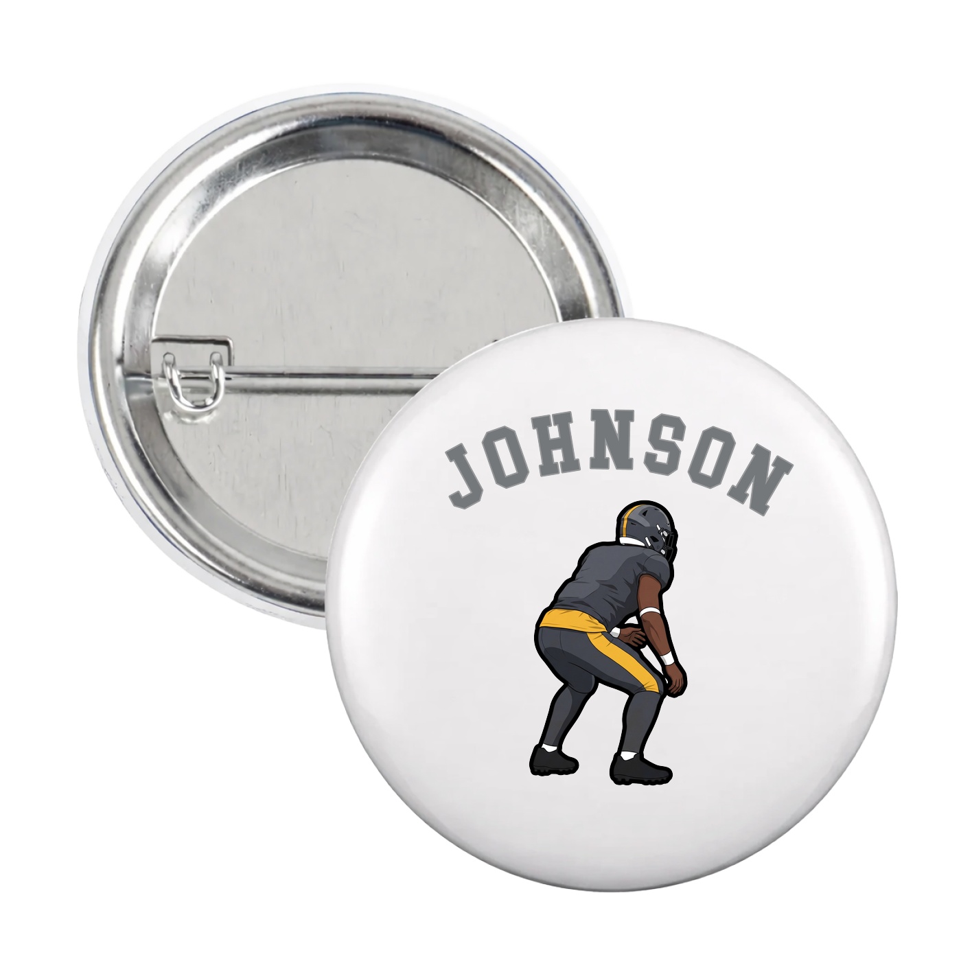 Game Day Button — Shirsey Arch in White