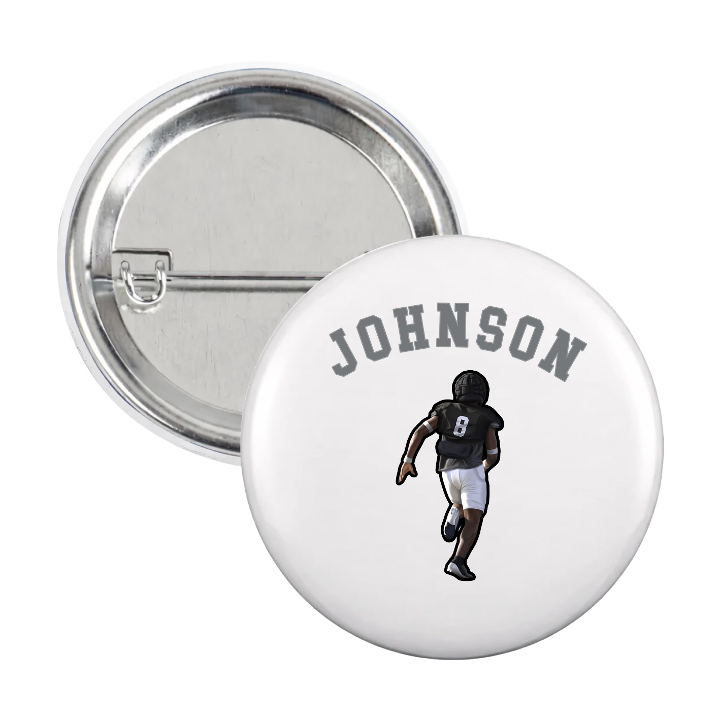 Game Day Button — Shirsey Arch in White