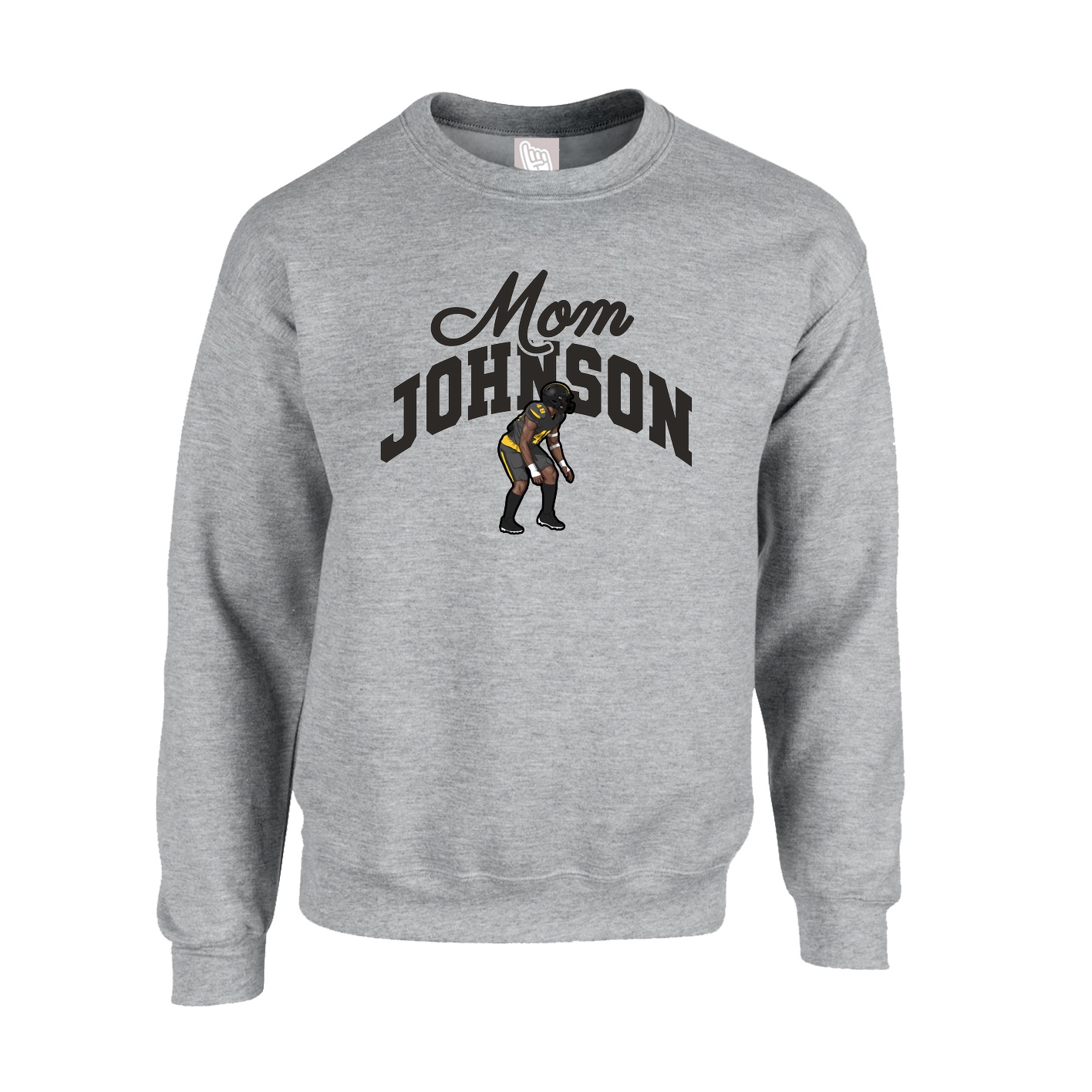 Fleece Crew — Mothers Day Arch in Grey