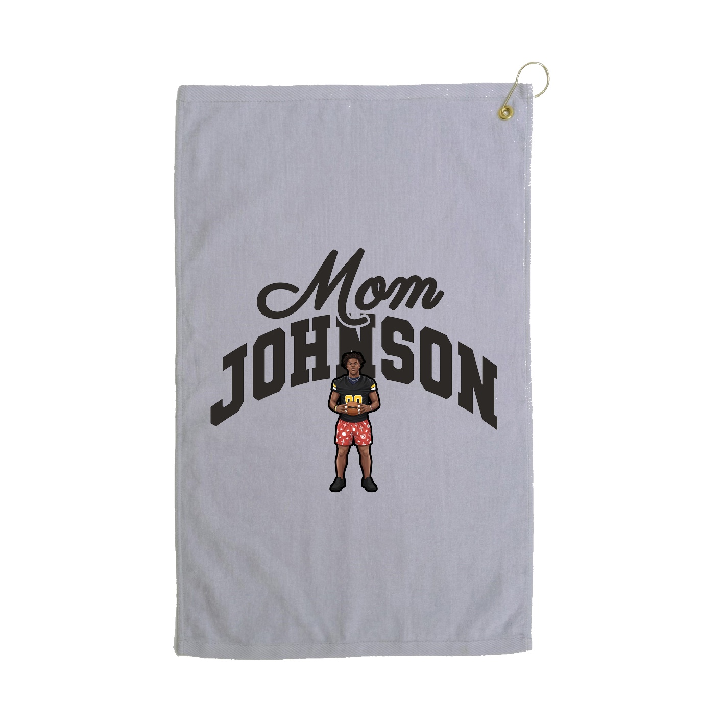 Golf Towel — Mothers Day Arch in Grey