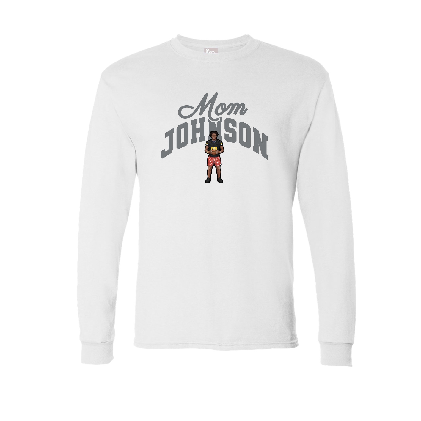 Long Sleeve Tee — Mothers Day Arch in White