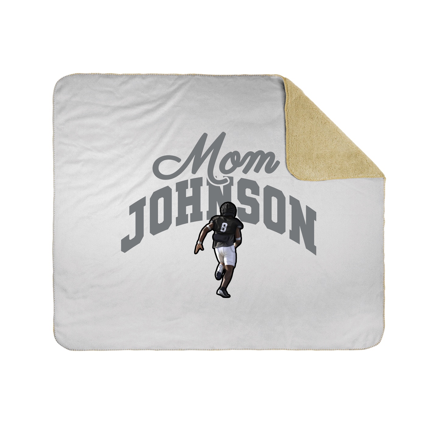 Throw Blanket — Mothers Day Arch in White
