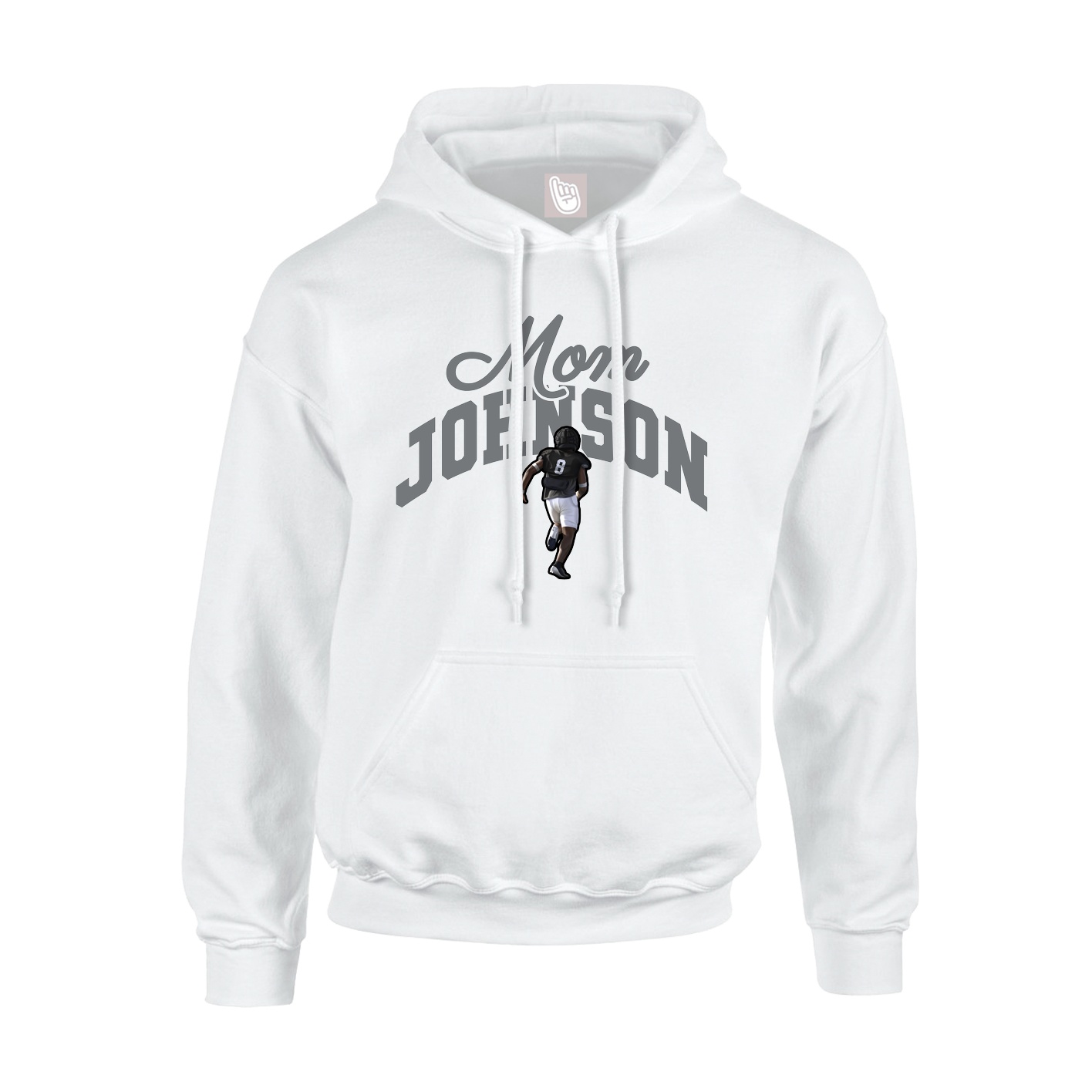 Youth Hoodie — Mothers Day Arch in White