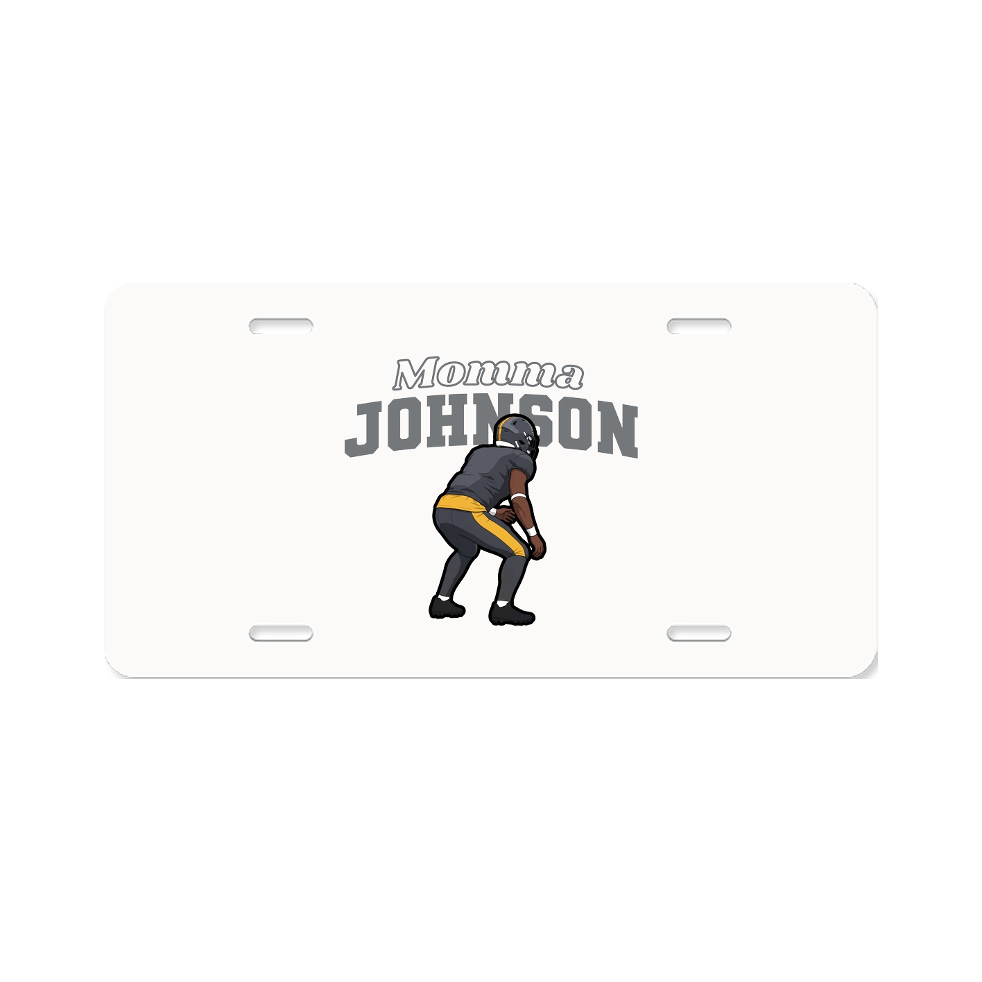 License Plate — Mothers Day Block in Classic