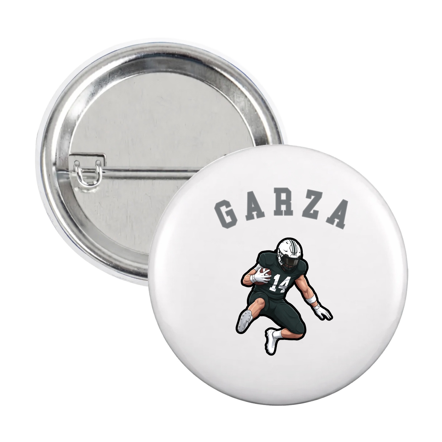 Game Day Button — Shirsey Arch in White