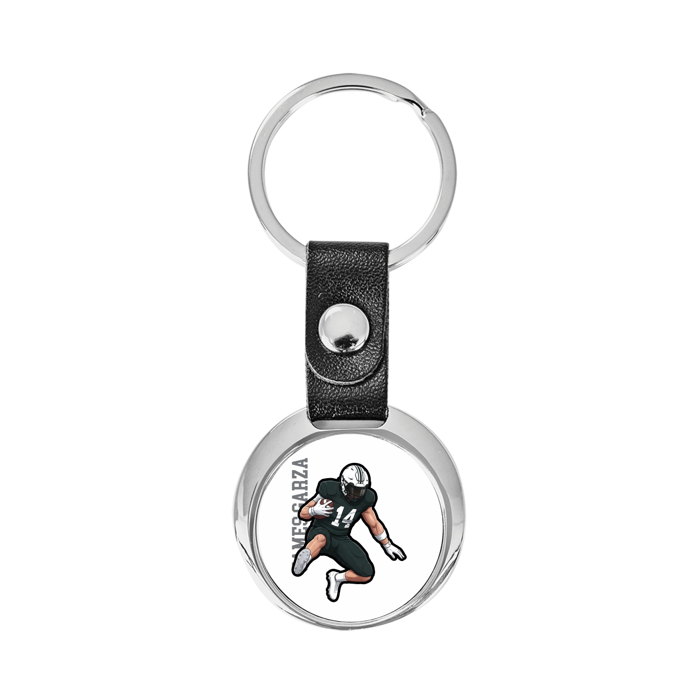Key Chain — Name Vertical in Classic