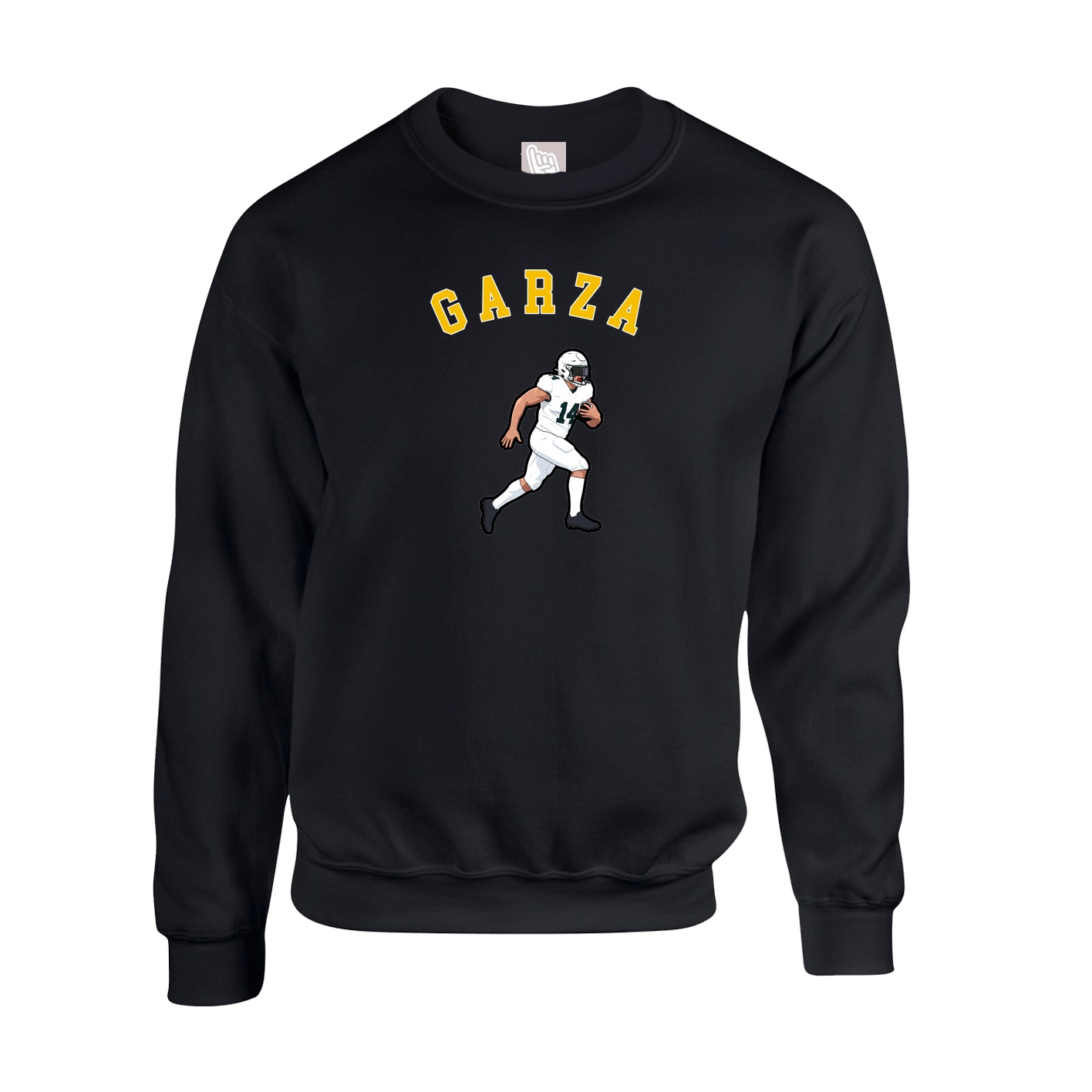Fleece Crew — Shirsey Arch in Black