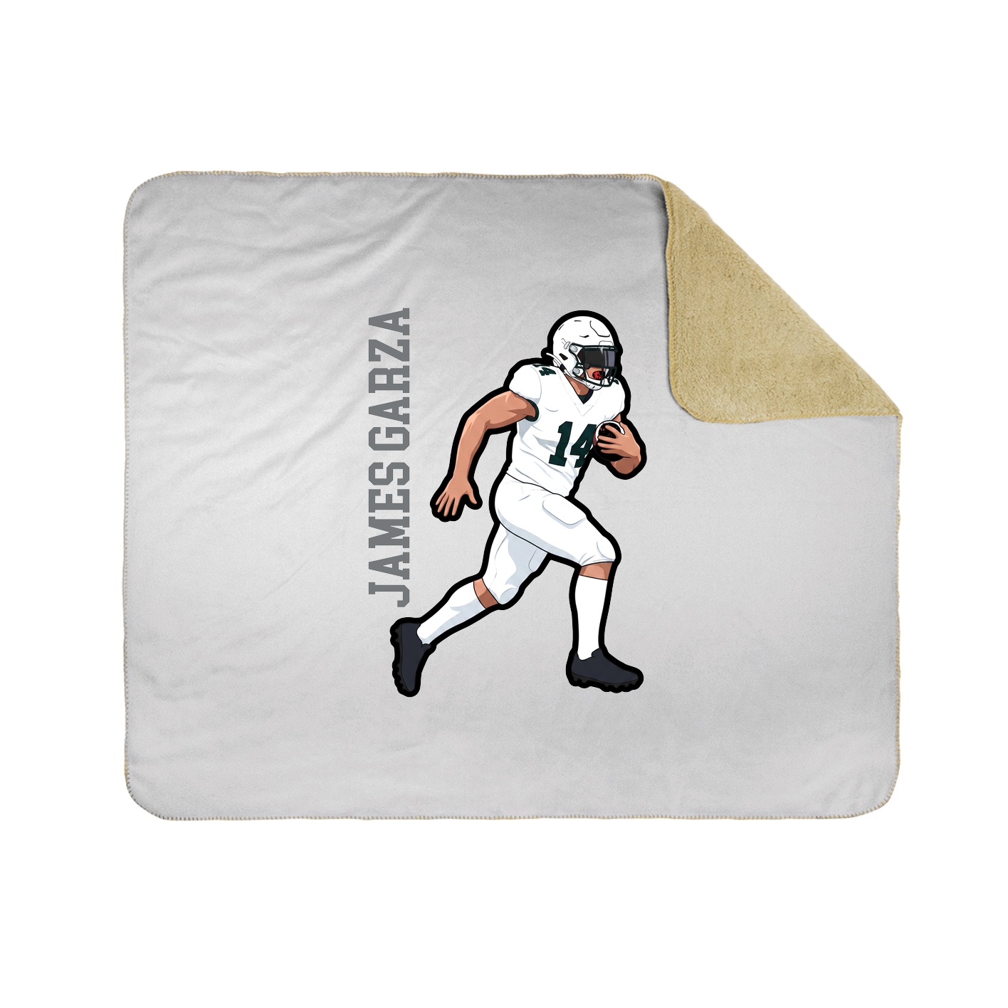 50x60 Sherpa Lined Throw Blanket