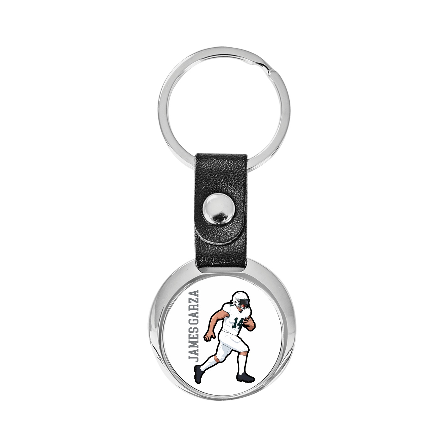 Key Chain — Name Vertical in Classic