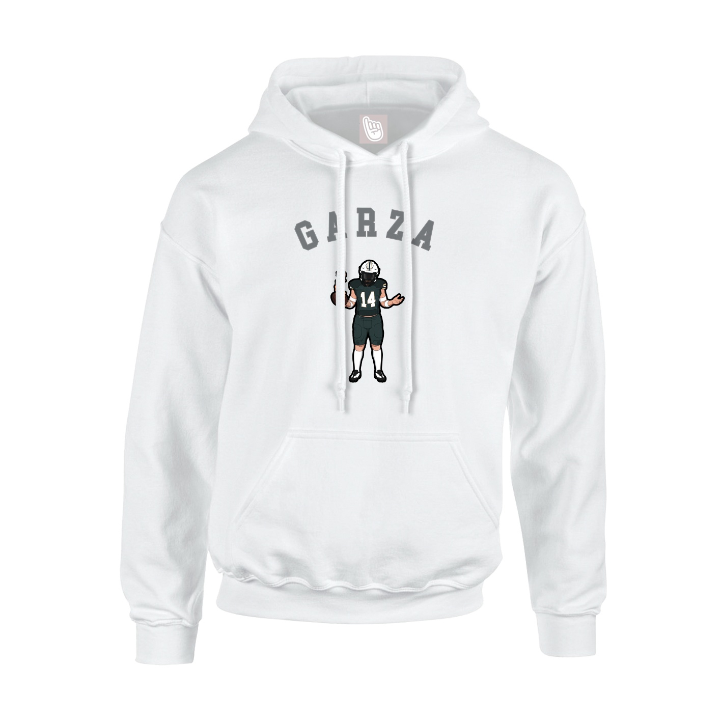 Hoodie — Shirsey Arch in White