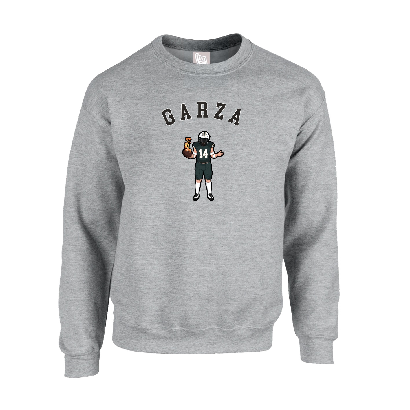 Fleece Crew — Shirsey Arch in Grey