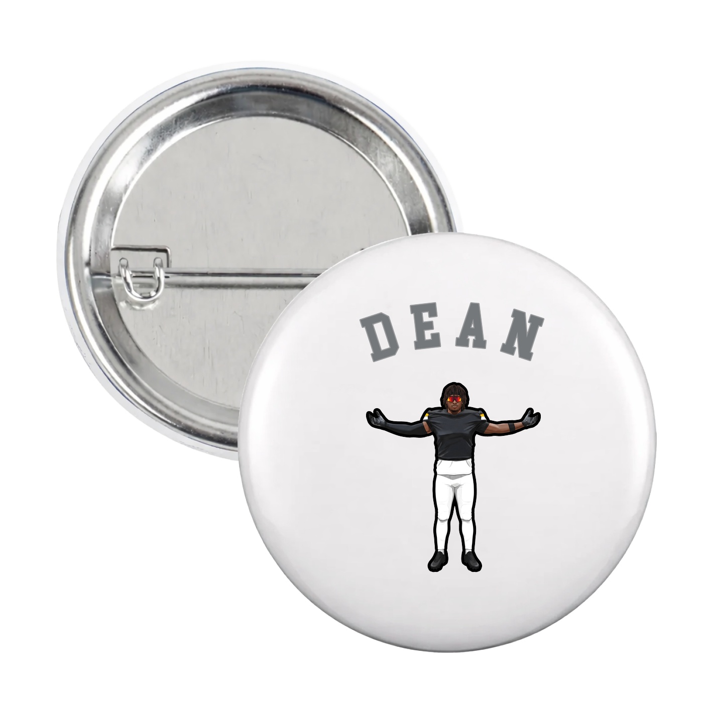 Game Day Button — Shirsey Arch in White